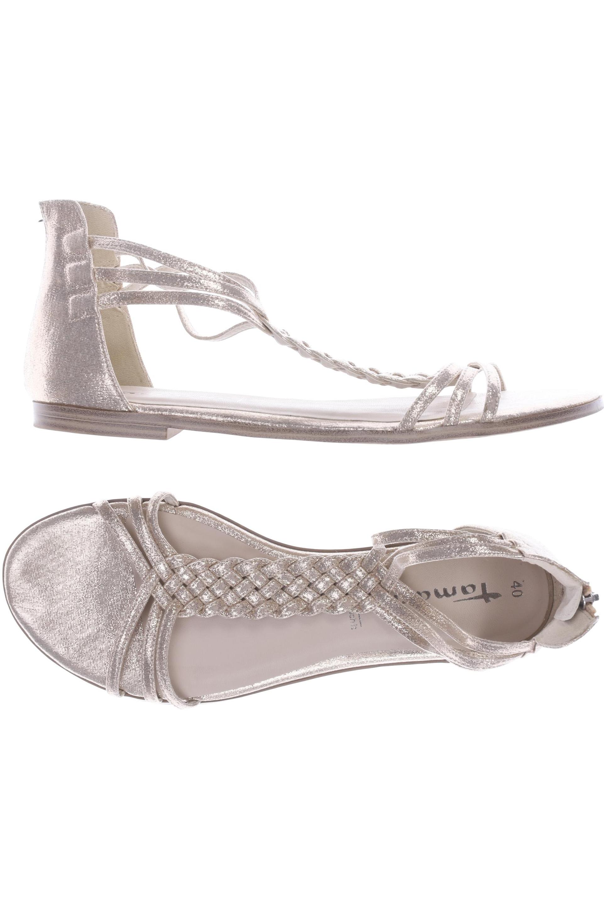

Tamaris Damen Sandale, gold