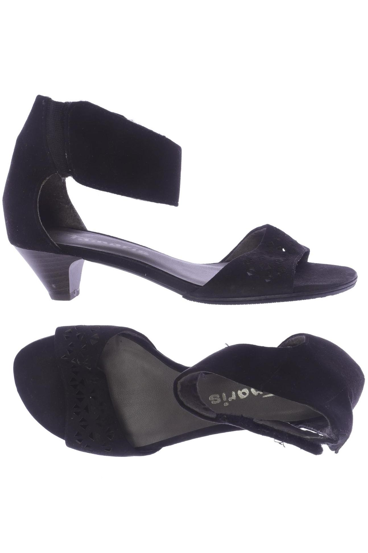 

Tamaris Damen Sandale, schwarz, Gr. 36