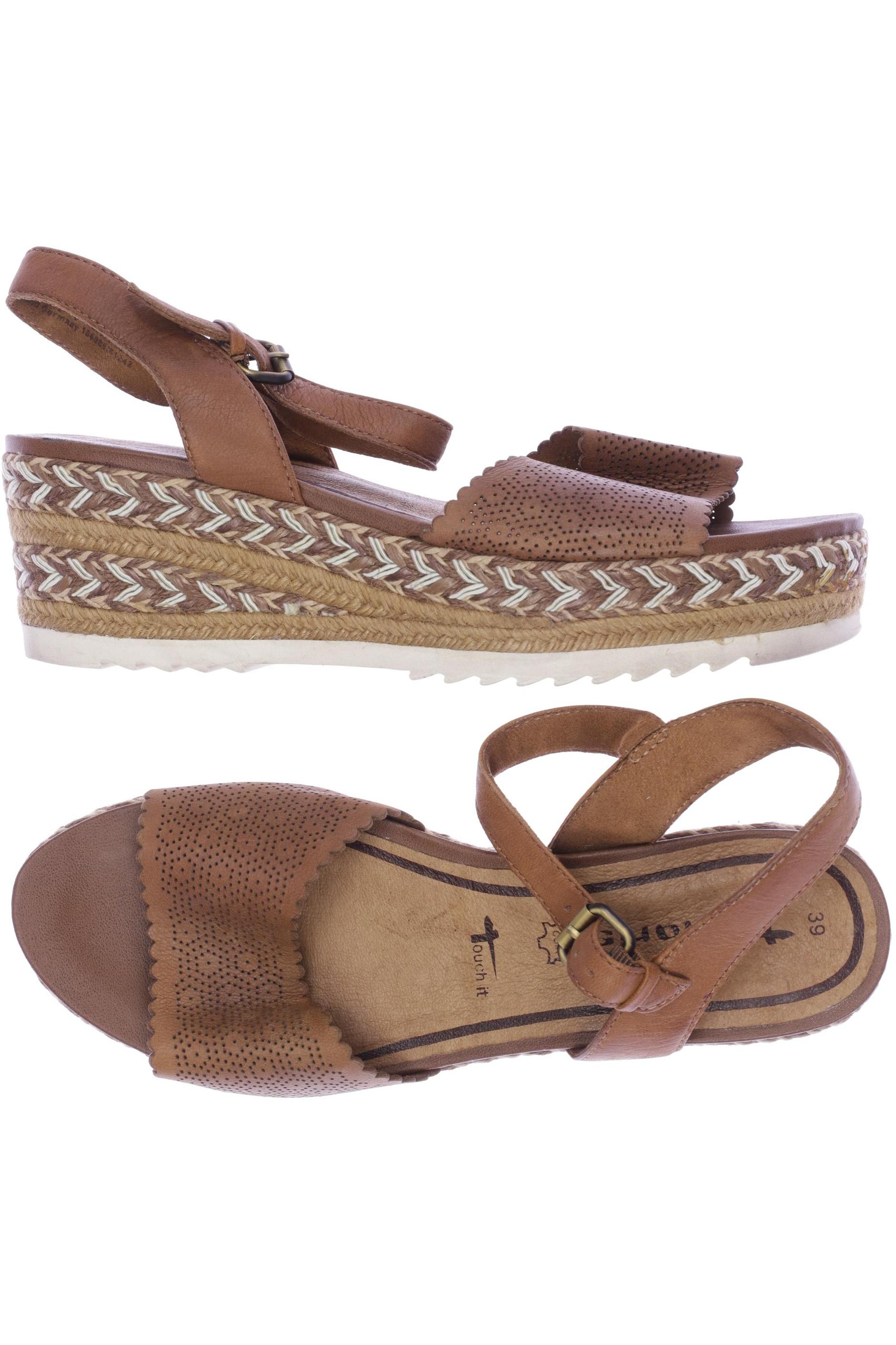 

Tamaris Damen Sandale, braun, Gr. 39