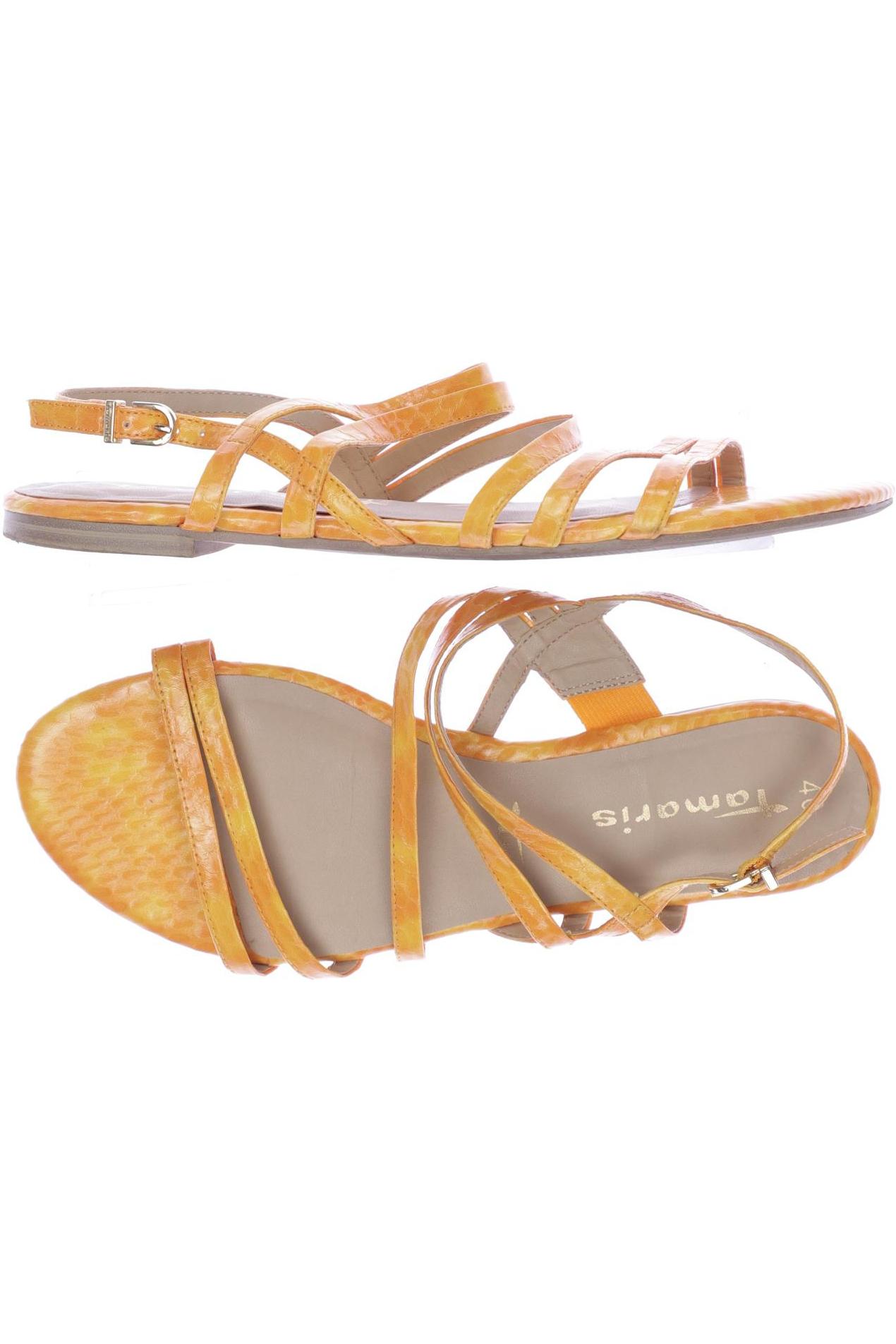 

Tamaris Damen Sandale, orange, Gr. 40