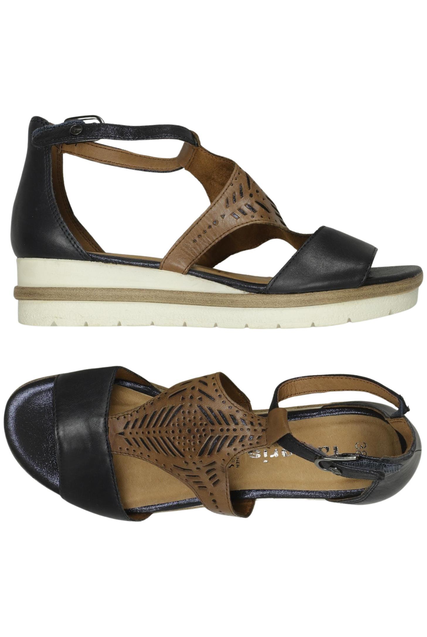 

Tamaris Damen Sandale, marineblau, Gr. 38