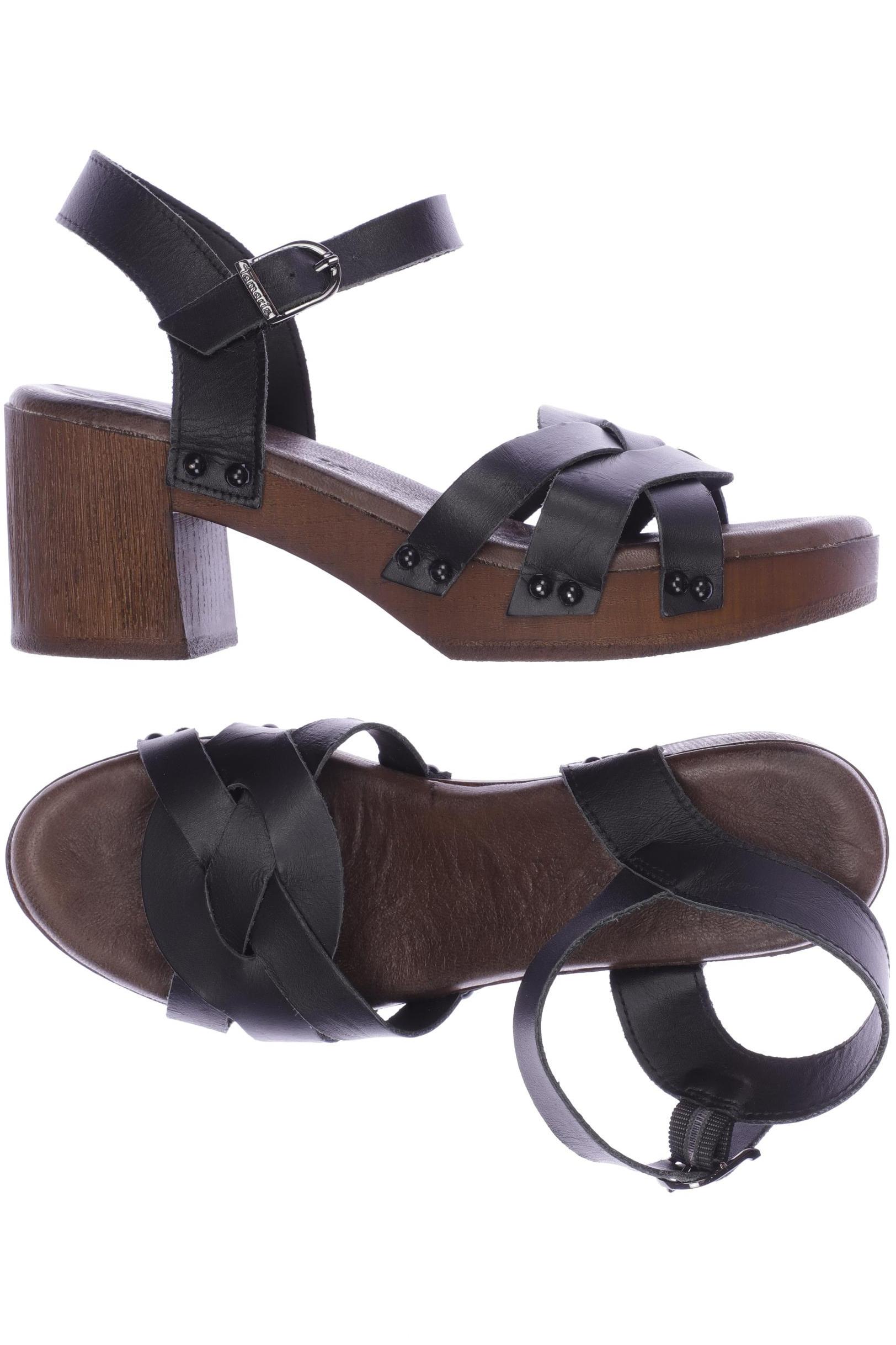 

Tamaris Damen Sandale, schwarz