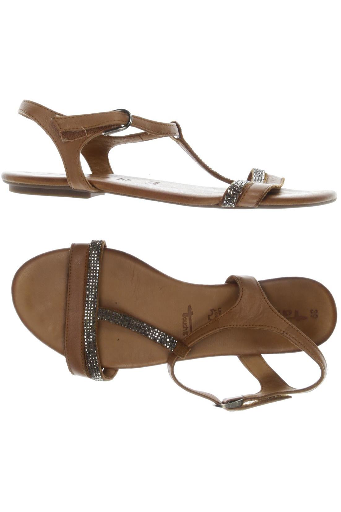 

Tamaris Damen Sandale, braun, Gr. 39
