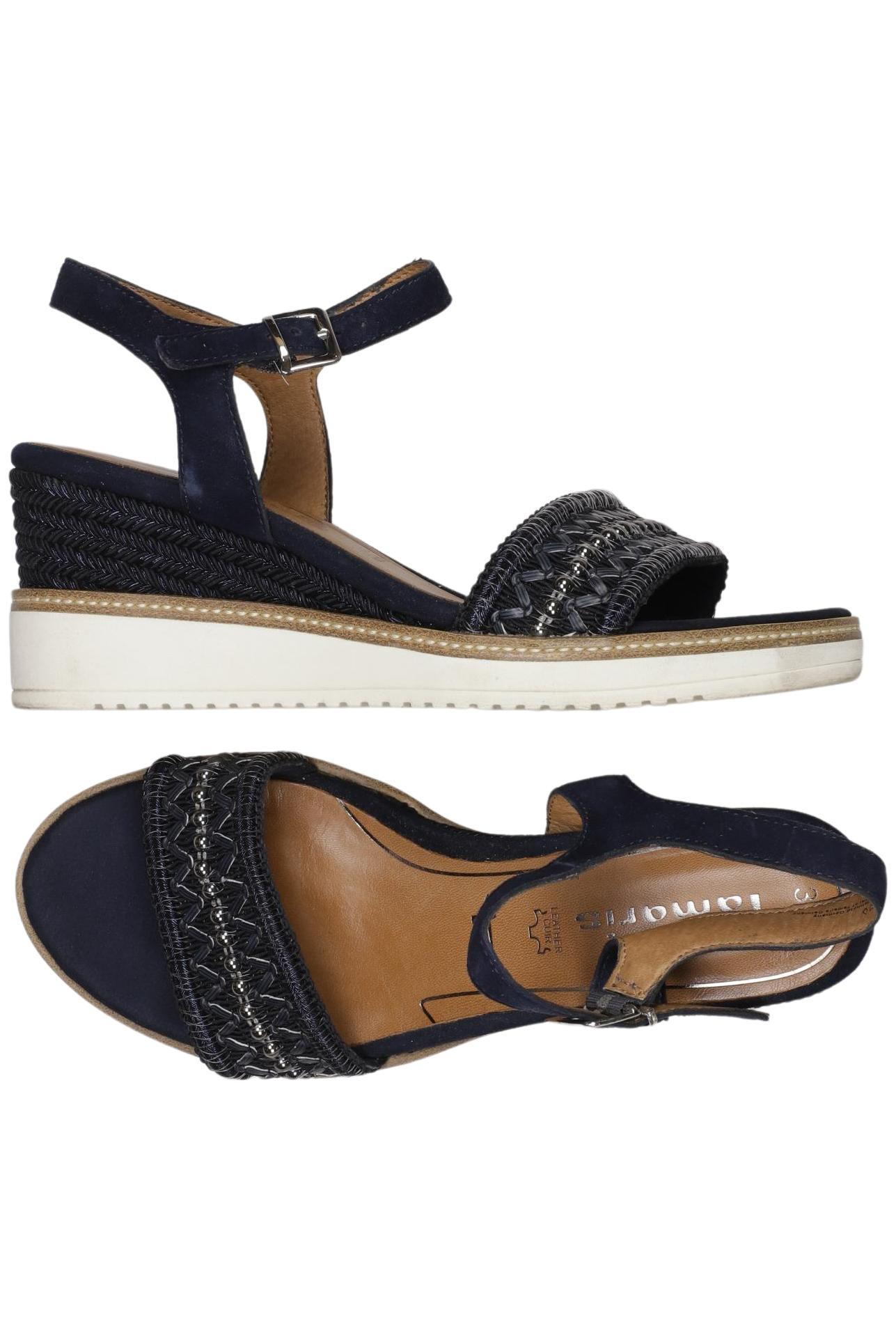 

Tamaris Damen Sandale, marineblau, Gr. 39