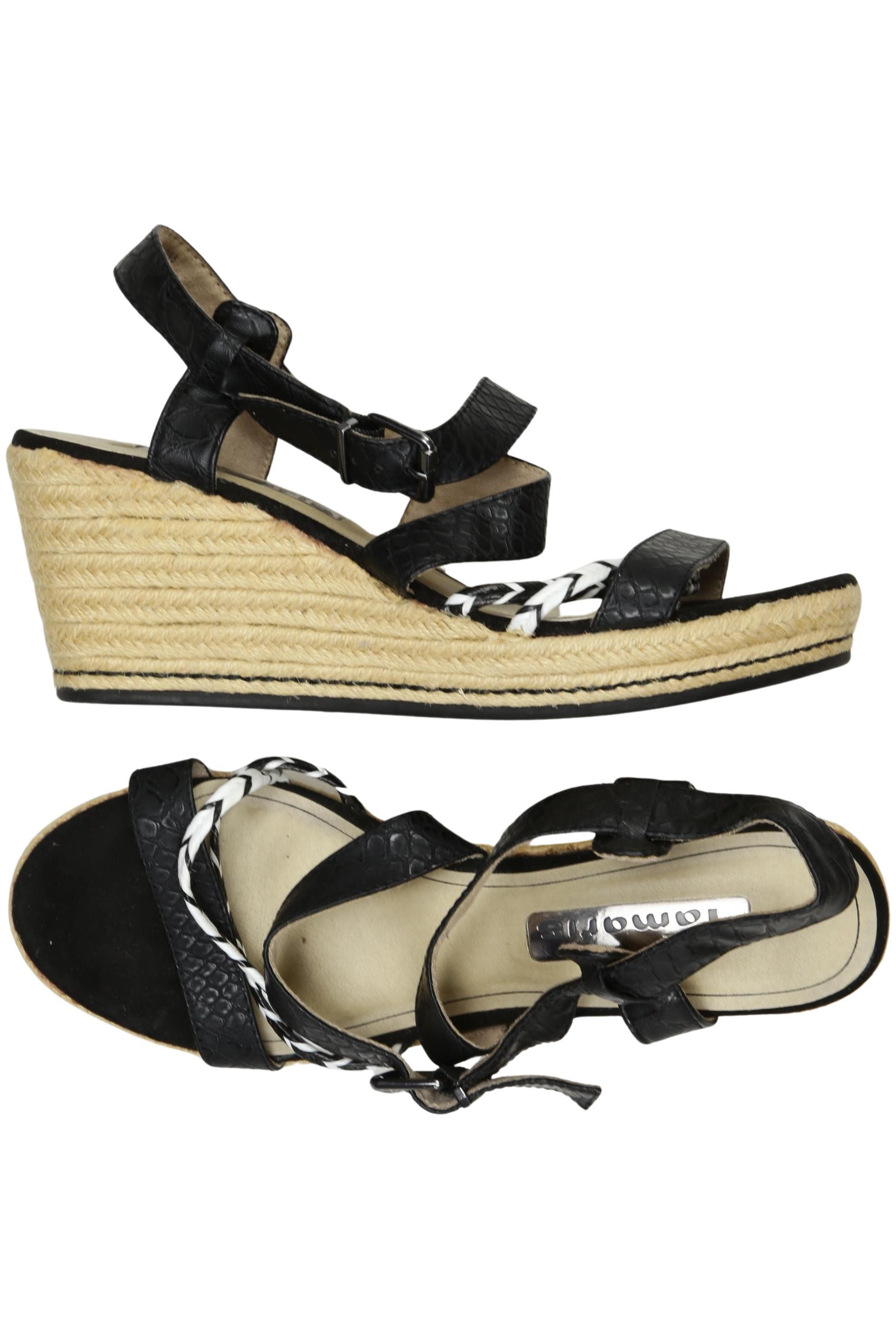 

Tamaris Damen Sandale, schwarz, Gr. 41