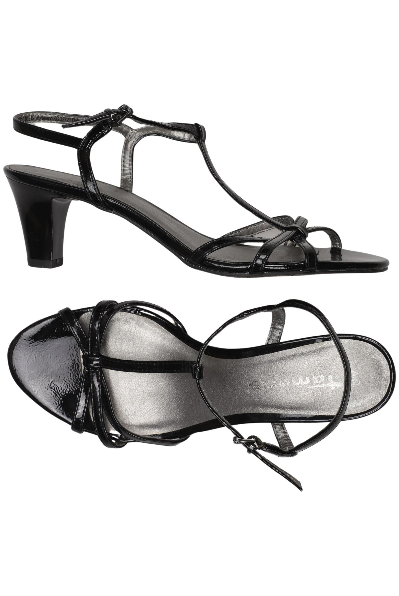 

Tamaris Damen Sandale, schwarz, Gr. 40