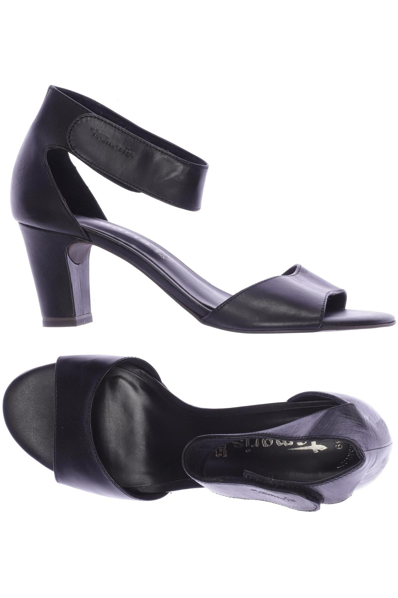 

Tamaris Damen Sandale, schwarz, Gr. 39