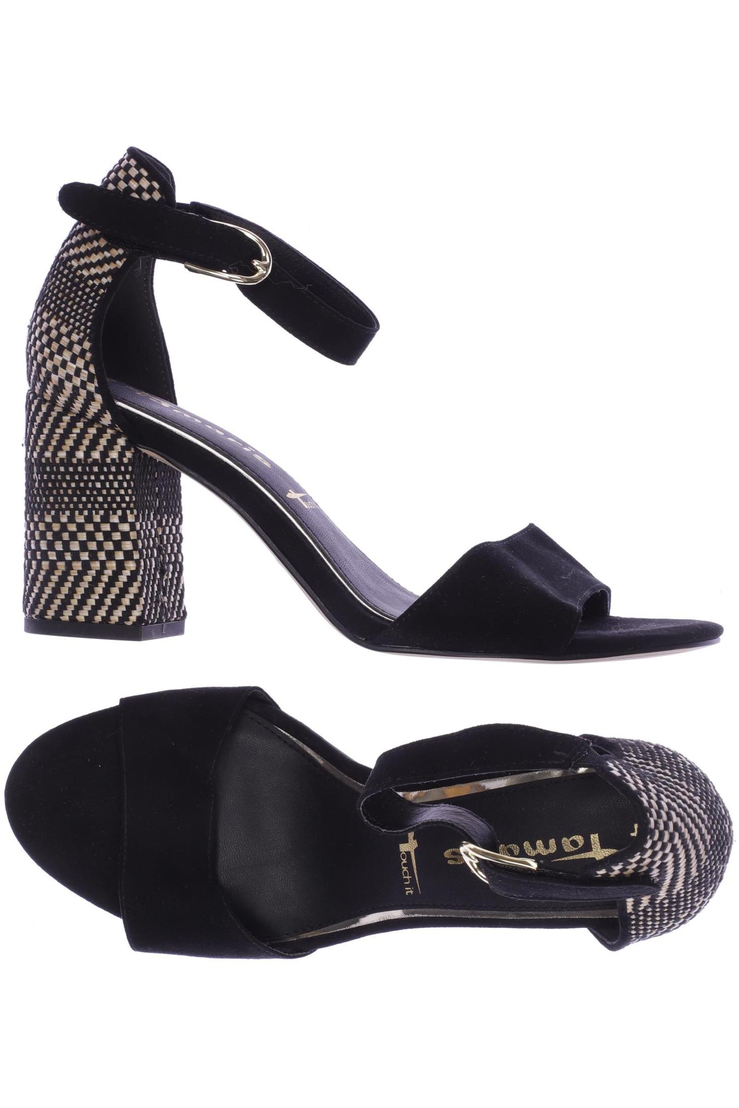 

Tamaris Damen Sandale, schwarz, Gr. 40
