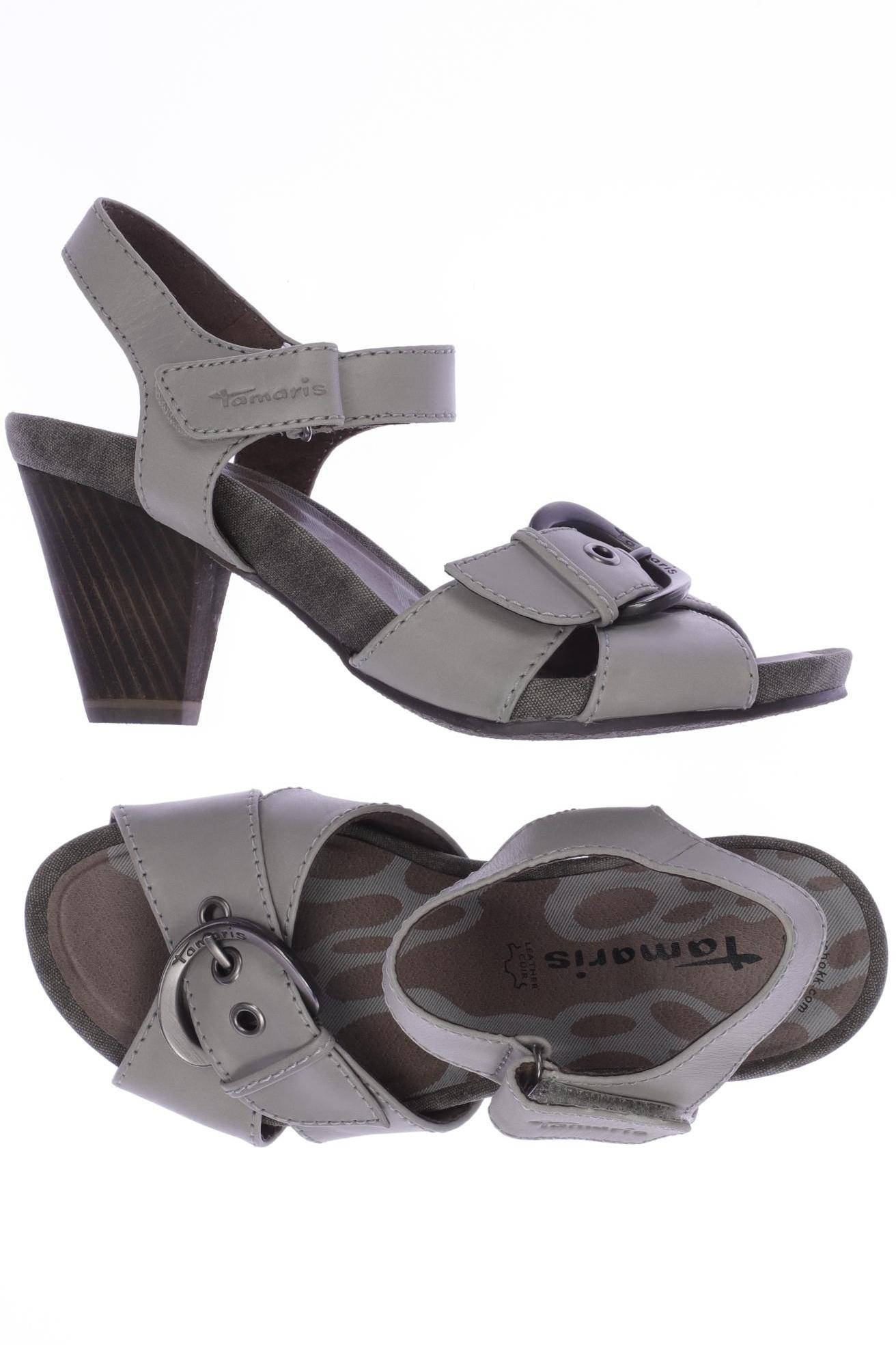 

Tamaris Damen Sandale, grau, Gr. 36