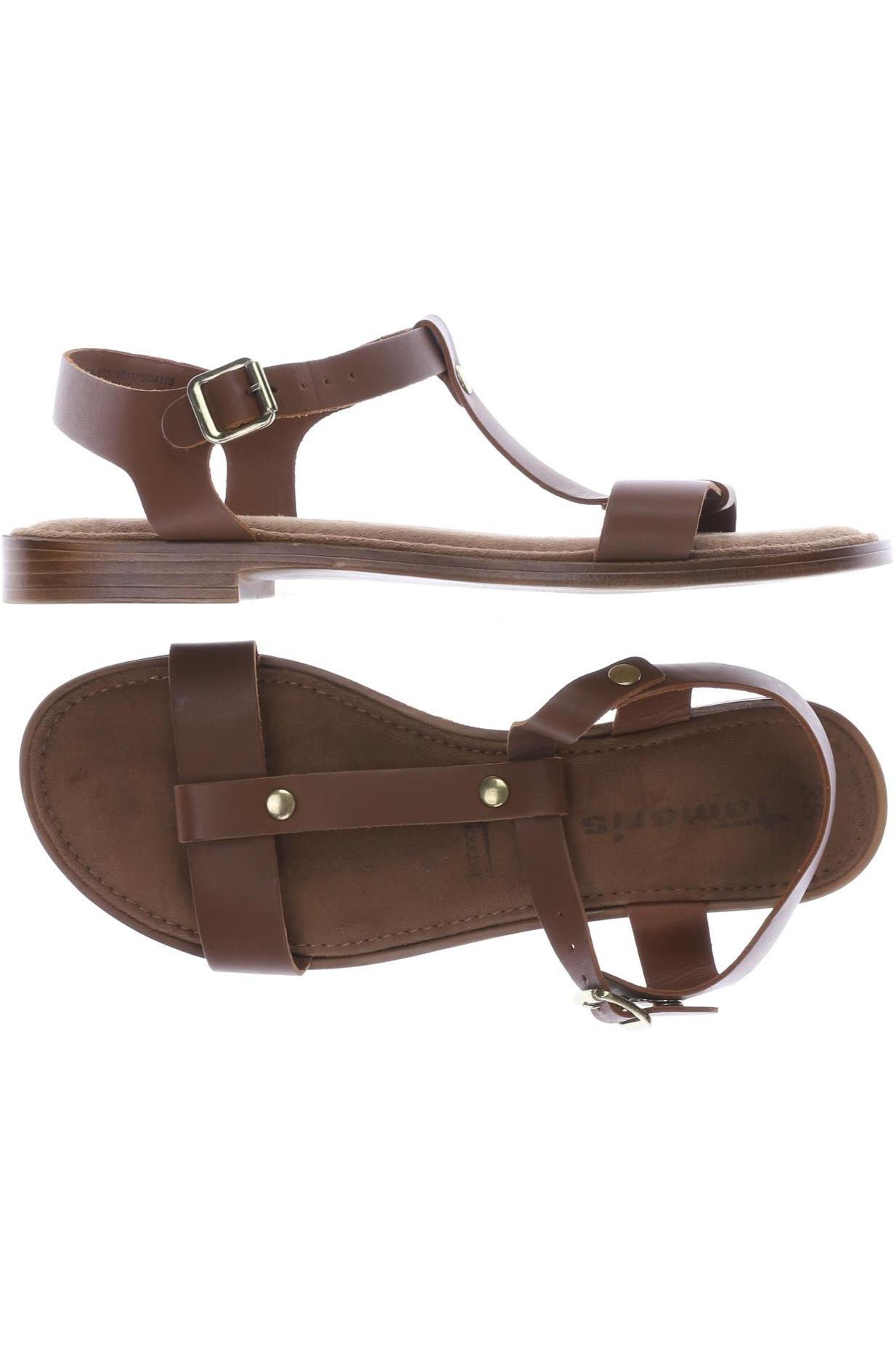 

Tamaris Damen Sandale, braun, Gr. 38