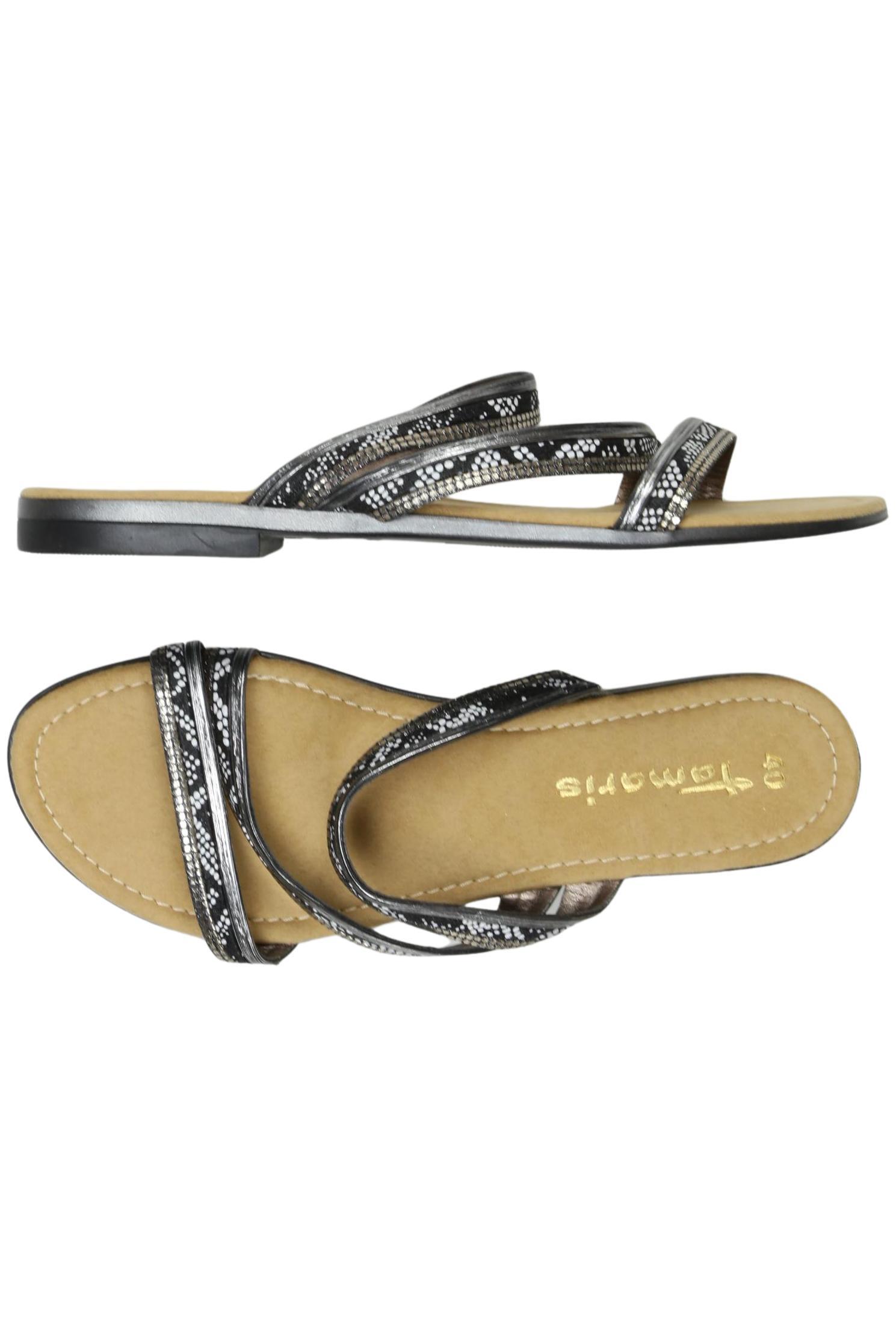 

Tamaris Damen Sandale, schwarz, Gr. 40