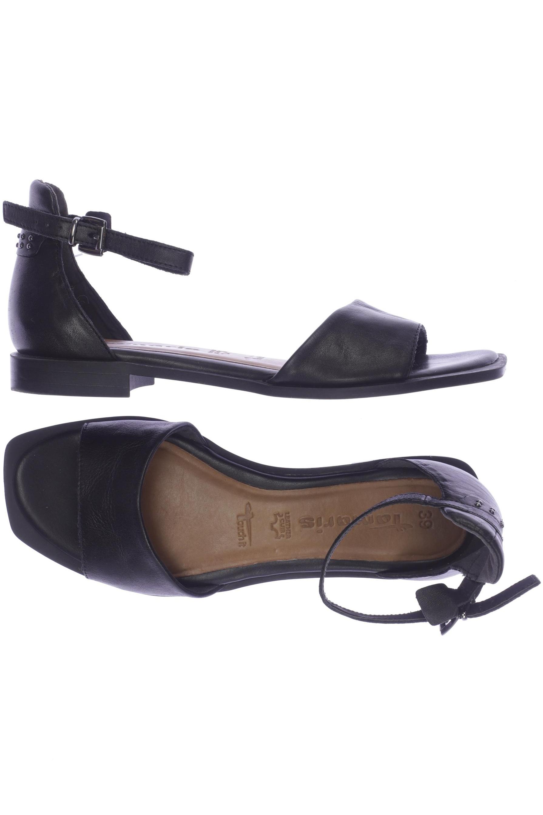 

Tamaris Damen Sandale, schwarz, Gr. 39