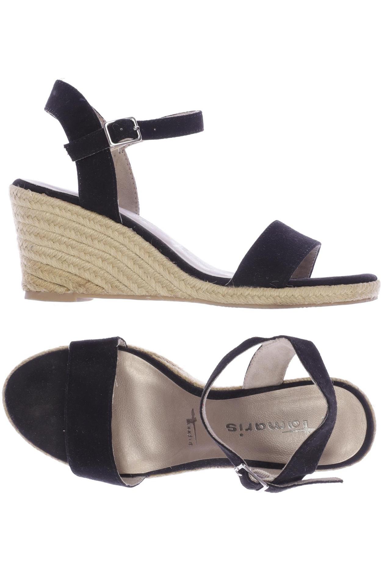 

Tamaris Damen Sandale, schwarz