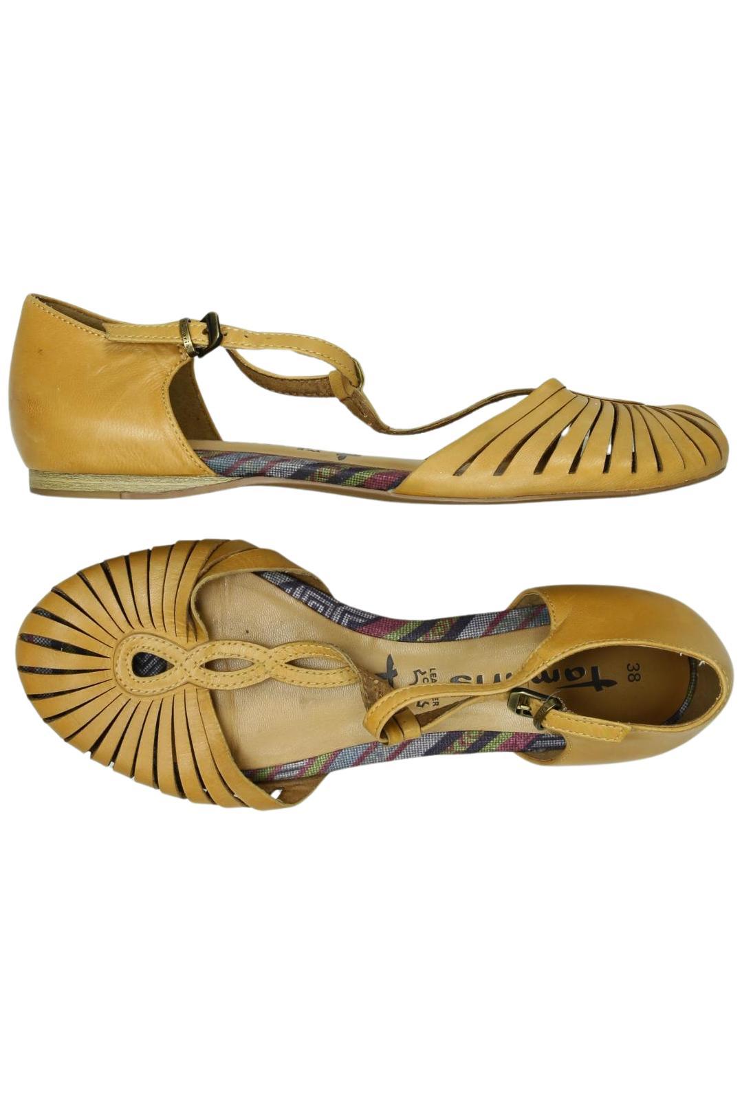 

Tamaris Damen Sandale, gelb, Gr. 38