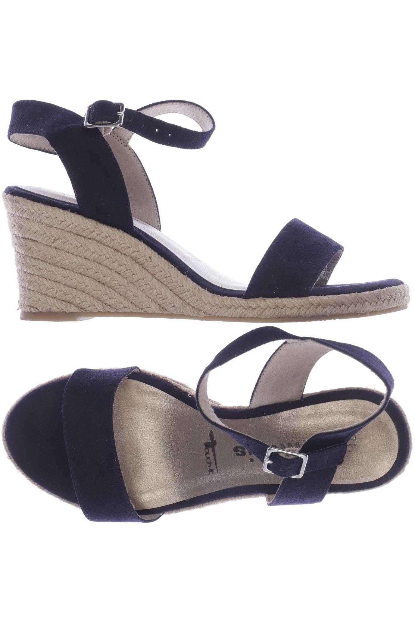 

Tamaris Damen Sandale, marineblau, Gr. 36