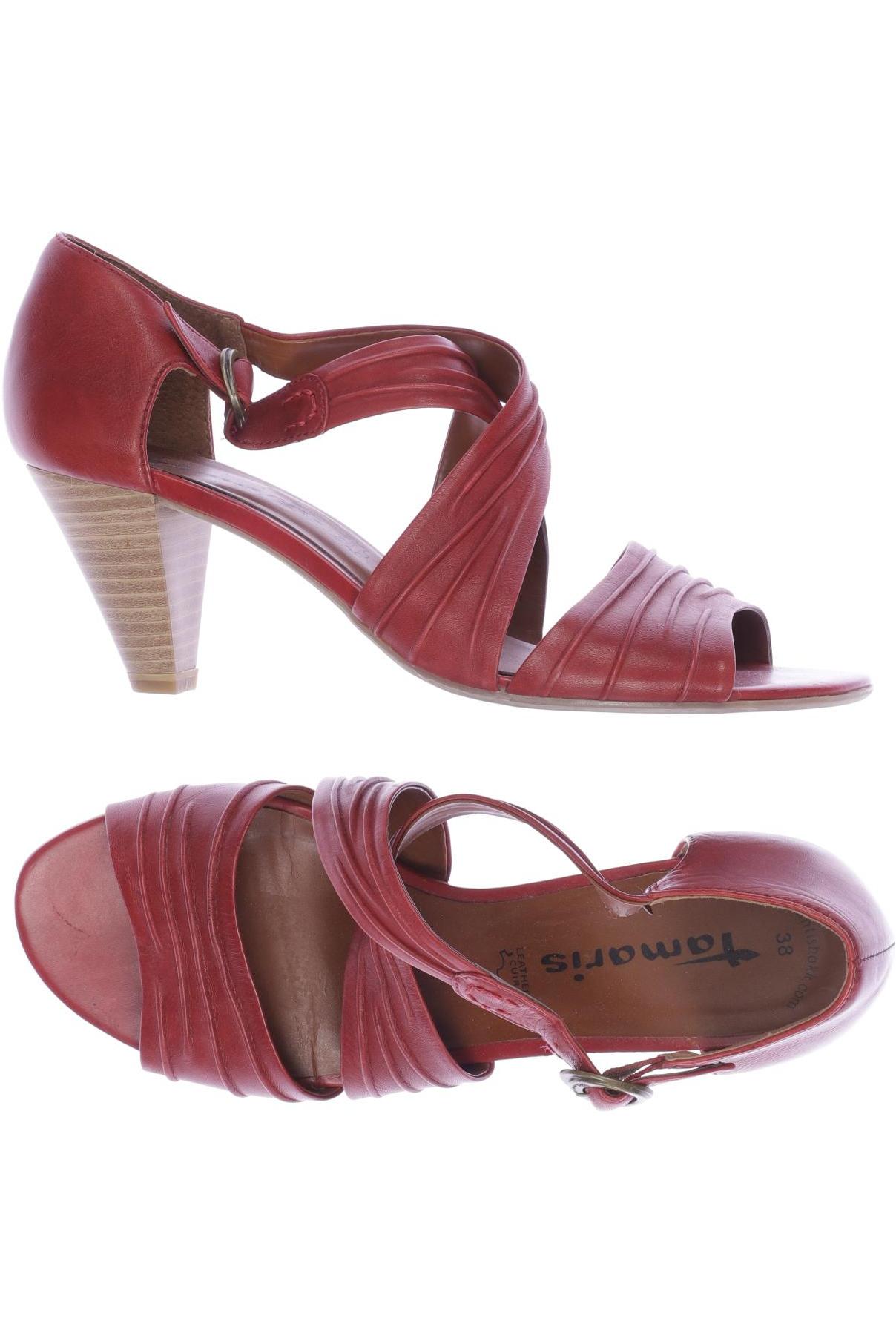 

Tamaris Damen Sandale, rot, Gr. 38
