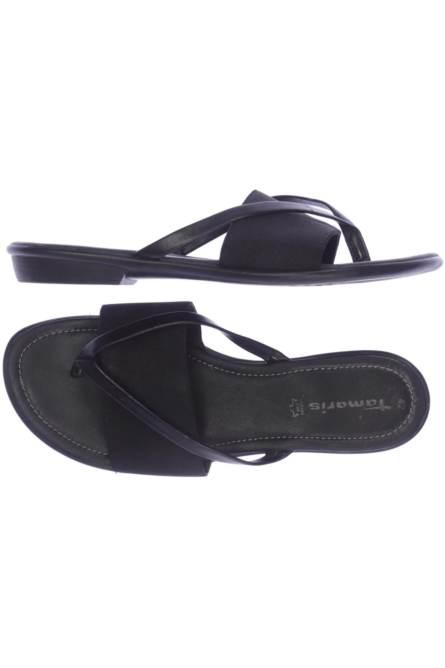 

Tamaris Damen Sandale, schwarz, Gr. 42