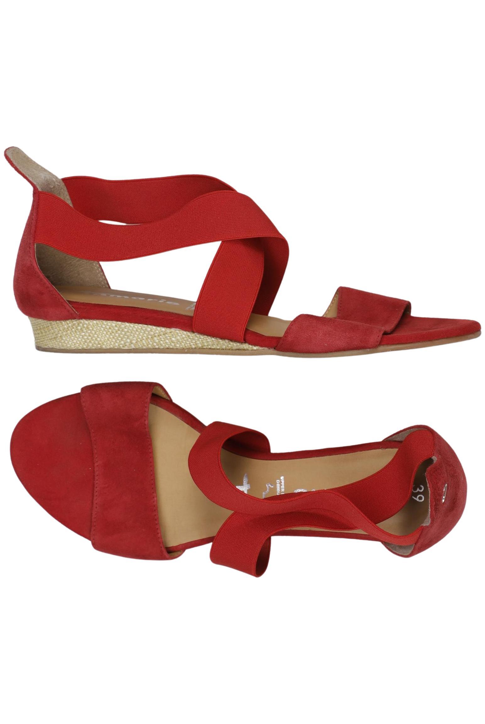 

Tamaris Damen Sandale, rot, Gr. 39