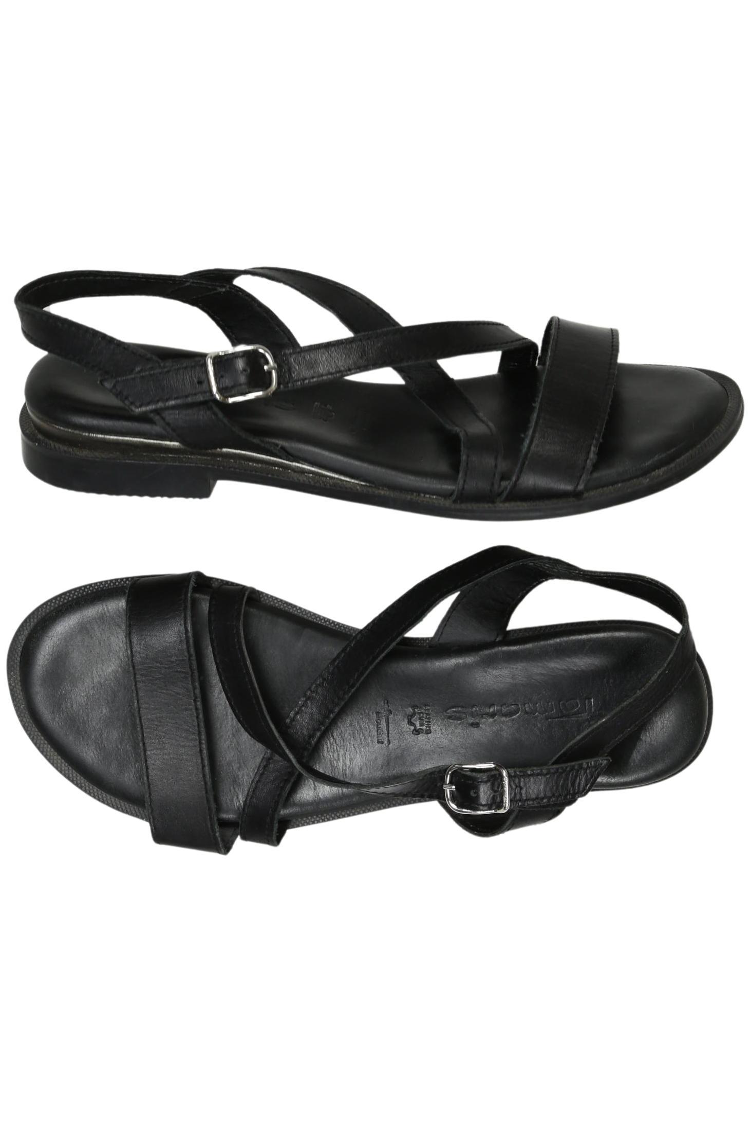 

Tamaris Damen Sandale, schwarz, Gr. 39