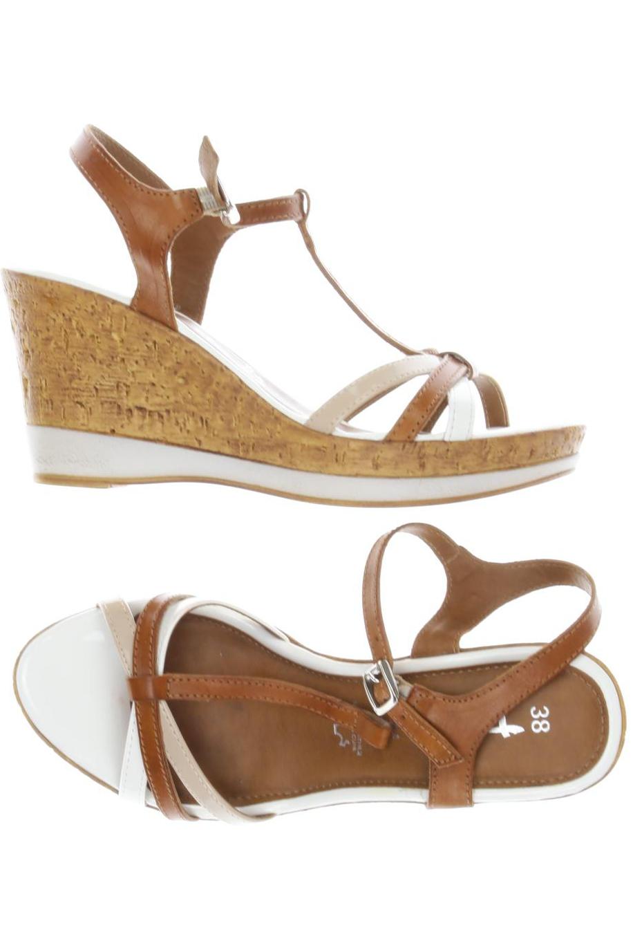 

Tamaris Damen Sandale, braun, Gr. 38