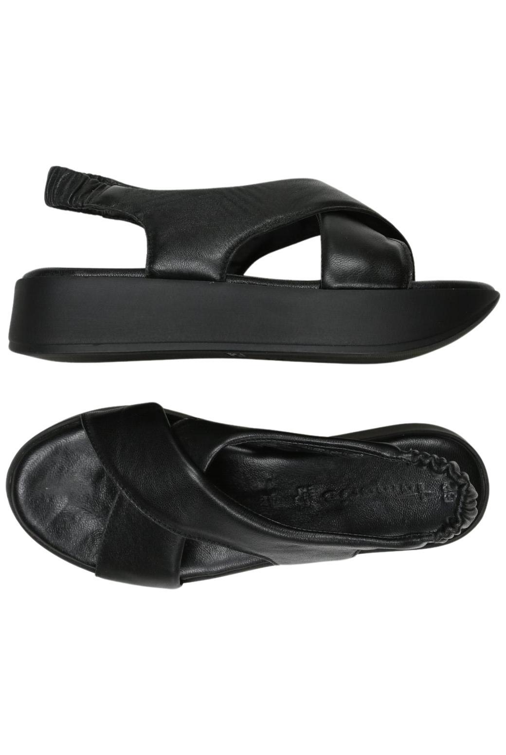 

Tamaris Damen Sandale, schwarz, Gr. 39