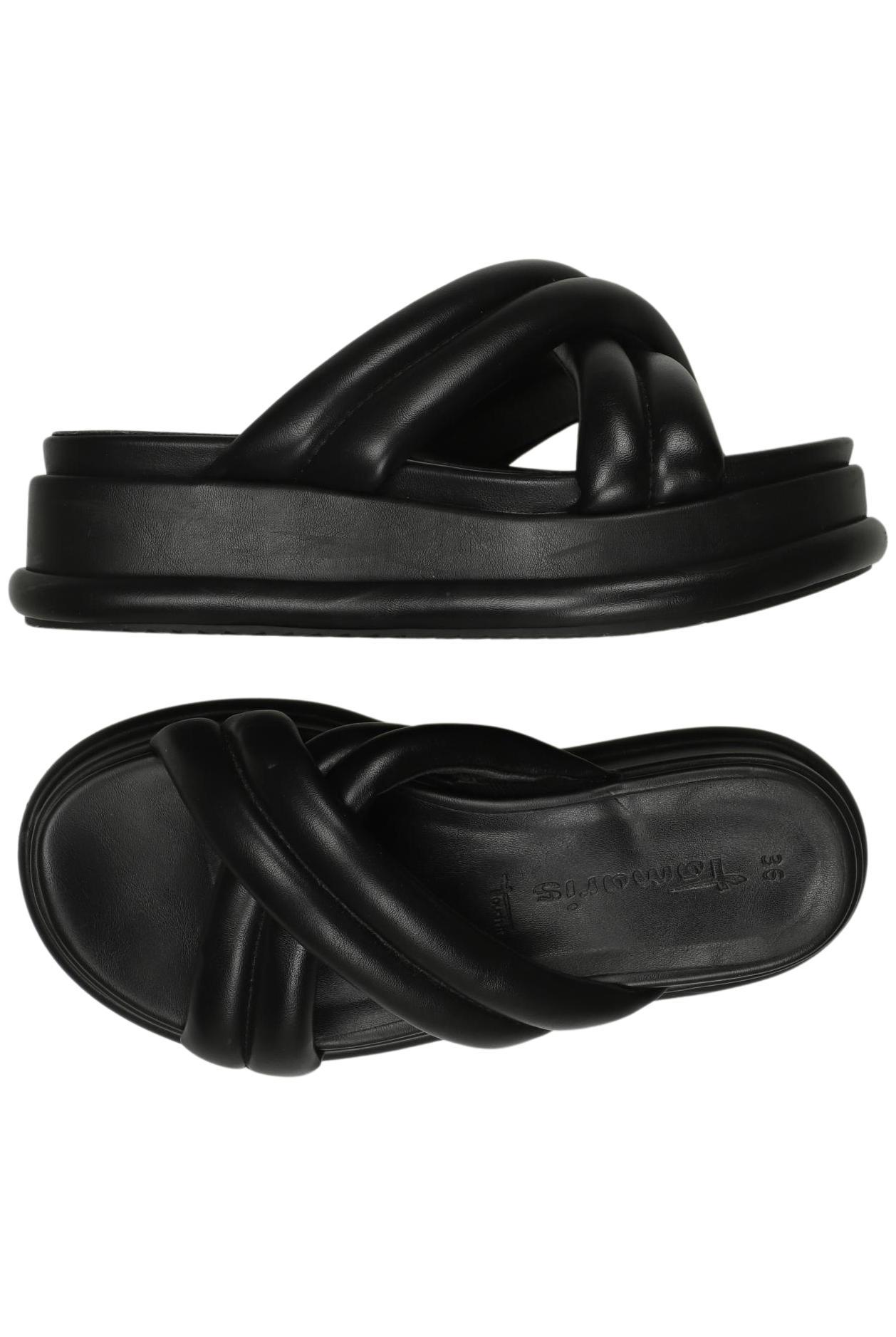 

Tamaris Damen Sandale, schwarz, Gr. 36