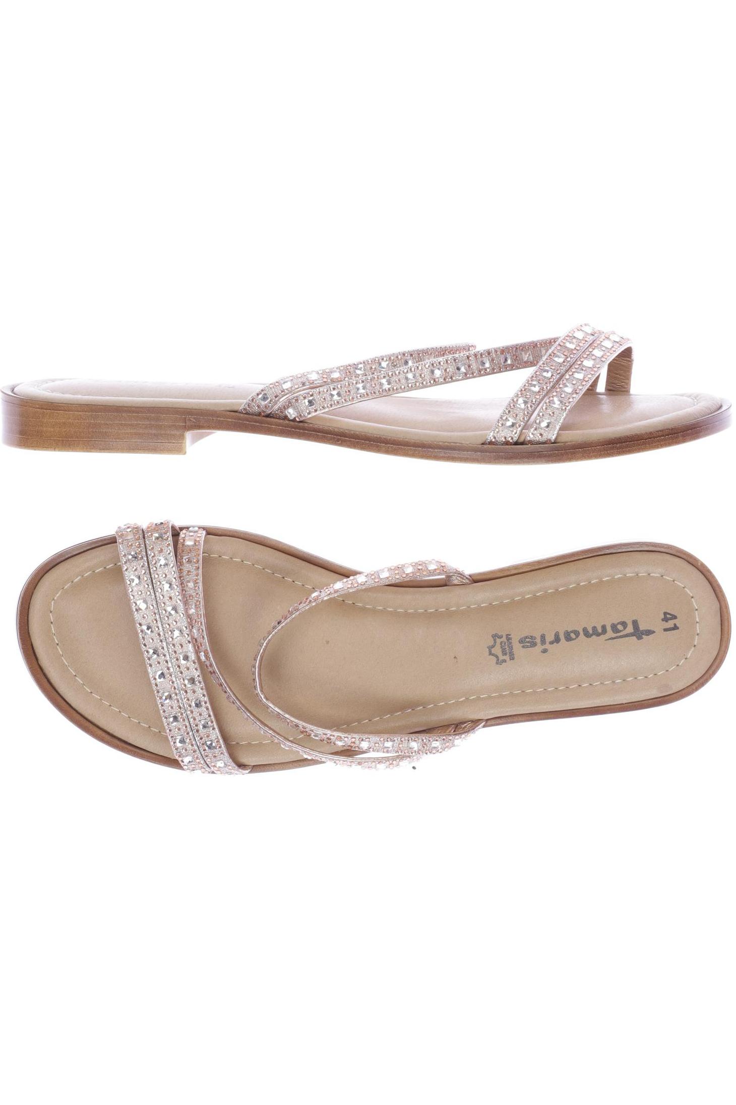 

Tamaris Damen Sandale, beige, Gr. 41