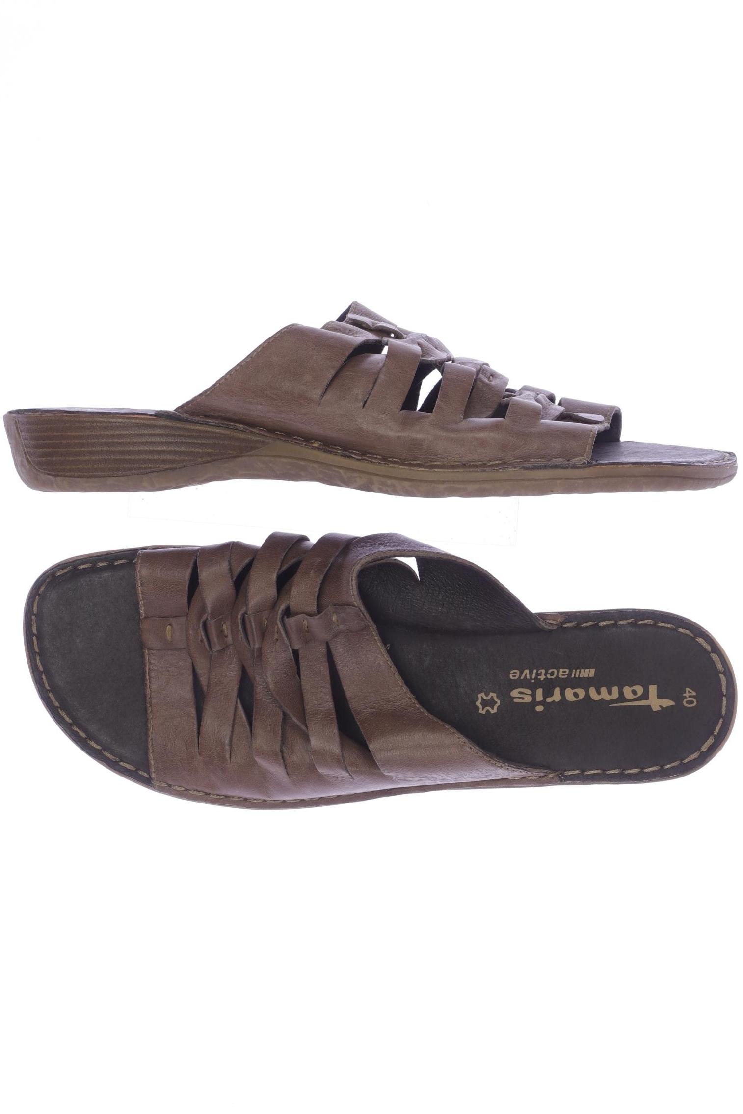 

Tamaris Damen Sandale, braun, Gr. 40