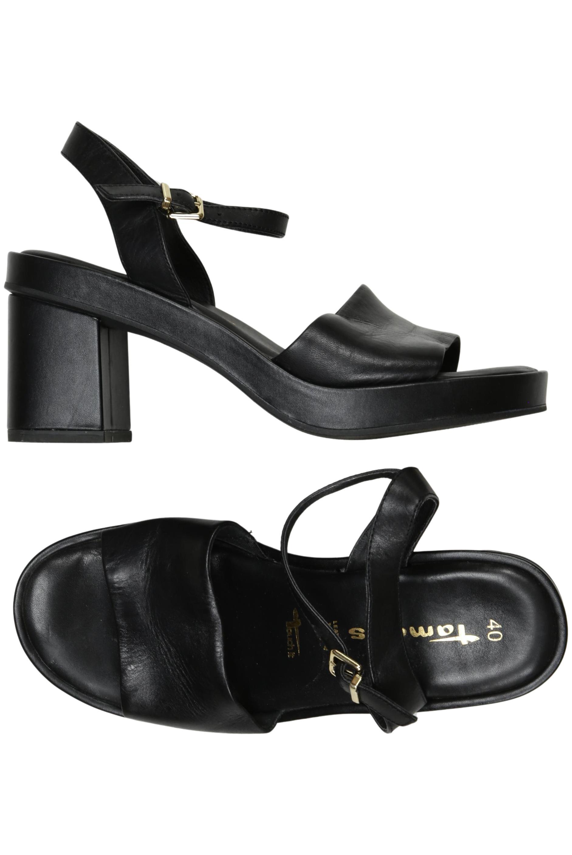 

Tamaris Damen Sandale, schwarz, Gr. 40