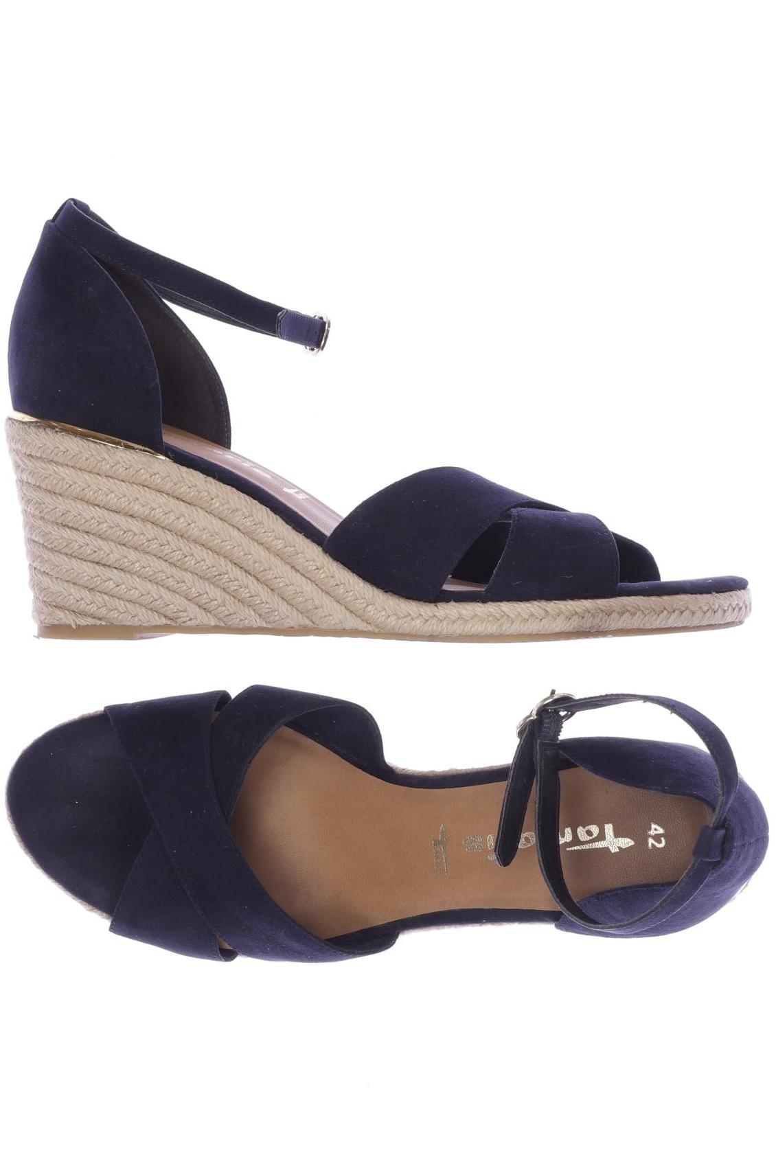 

Tamaris Damen Sandale, marineblau, Gr. 42