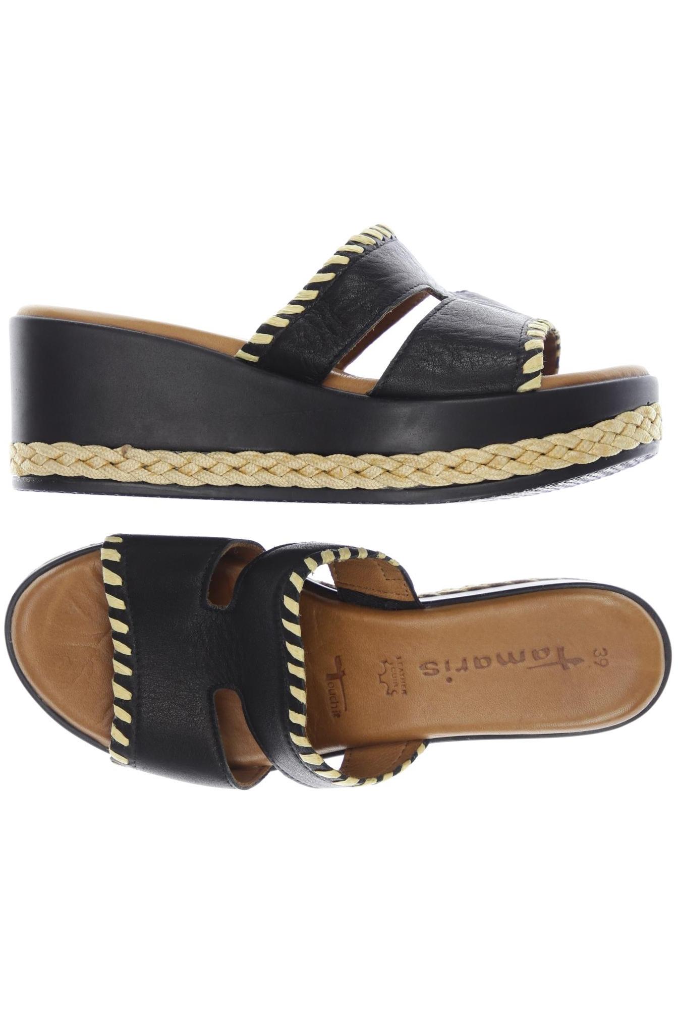 

Tamaris Damen Sandale, schwarz, Gr. 39