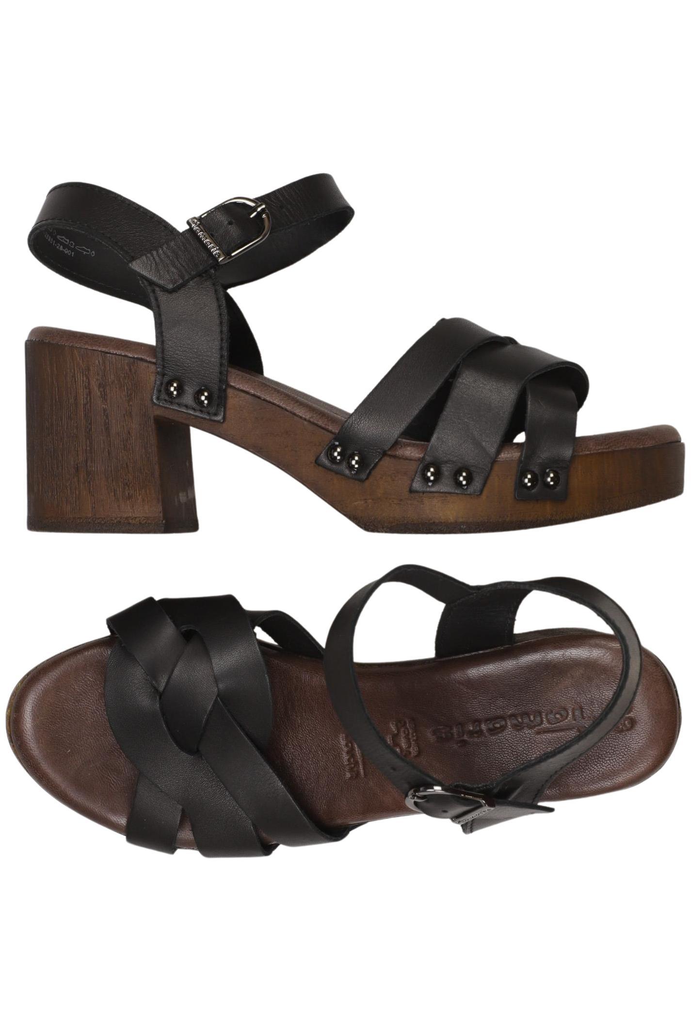 

Tamaris Damen Sandale, schwarz, Gr. 38