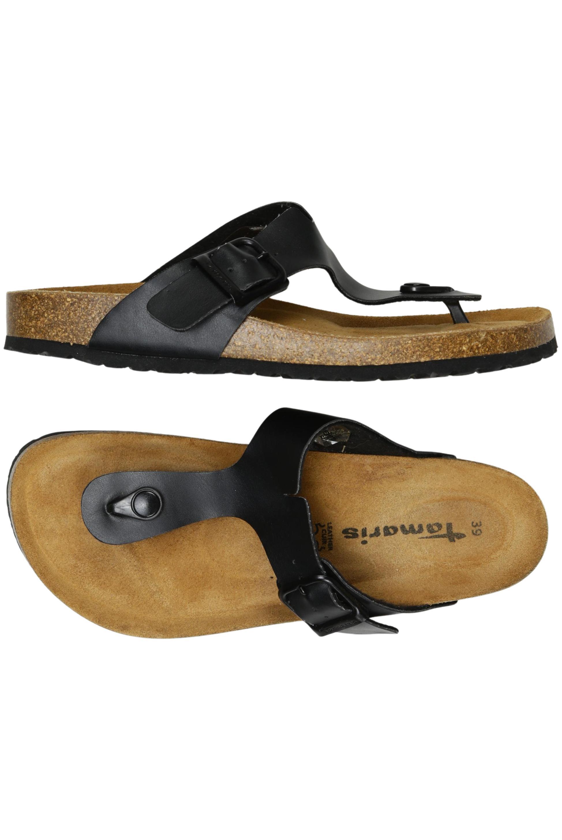 

Tamaris Damen Sandale, schwarz, Gr. 39