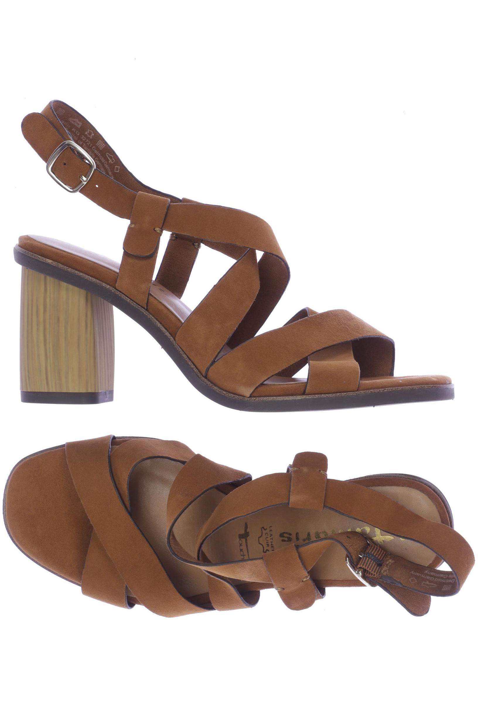 

Tamaris Damen Sandale, braun, Gr. 38