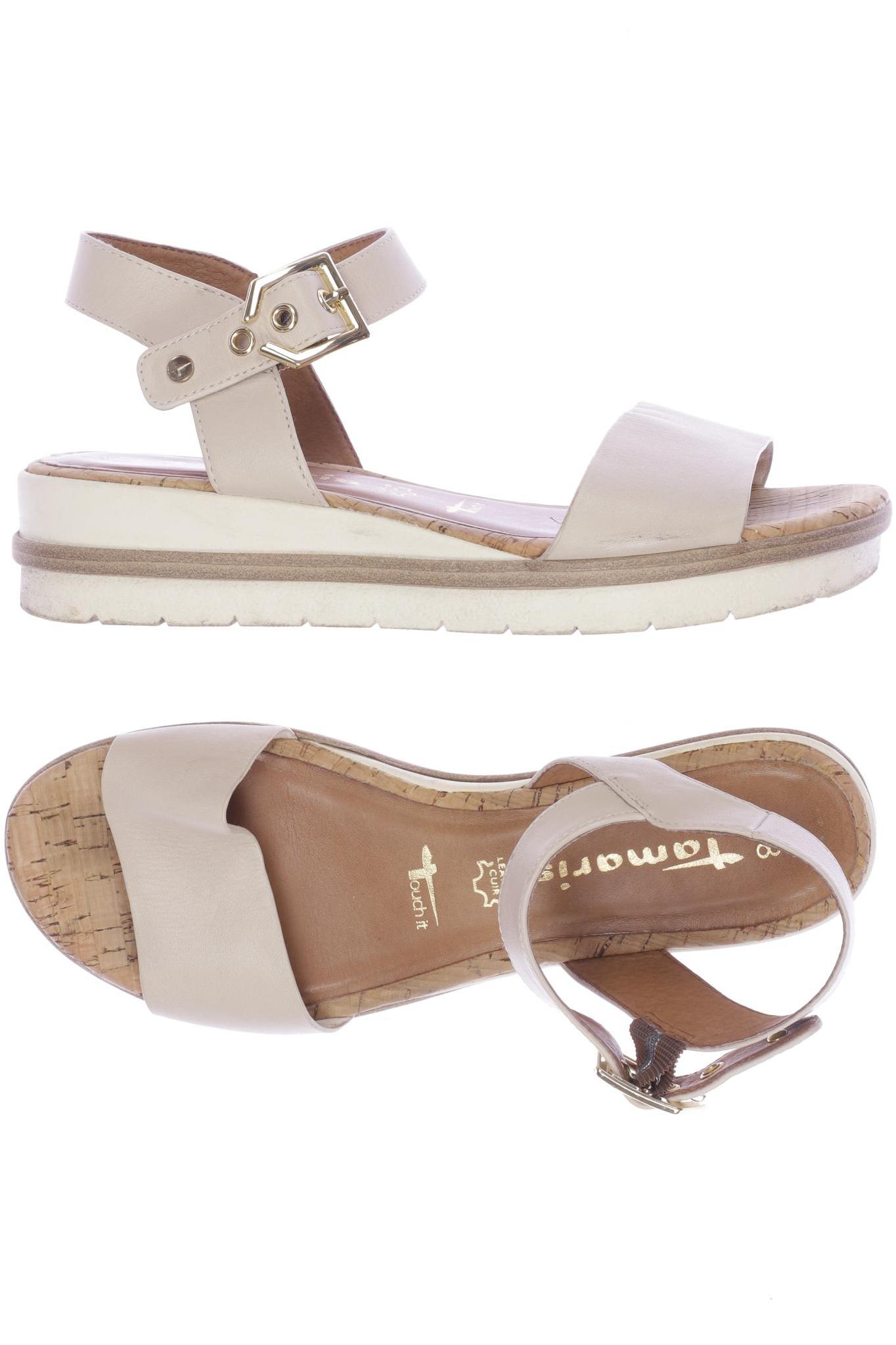 

Tamaris Damen Sandale, beige, Gr. 38