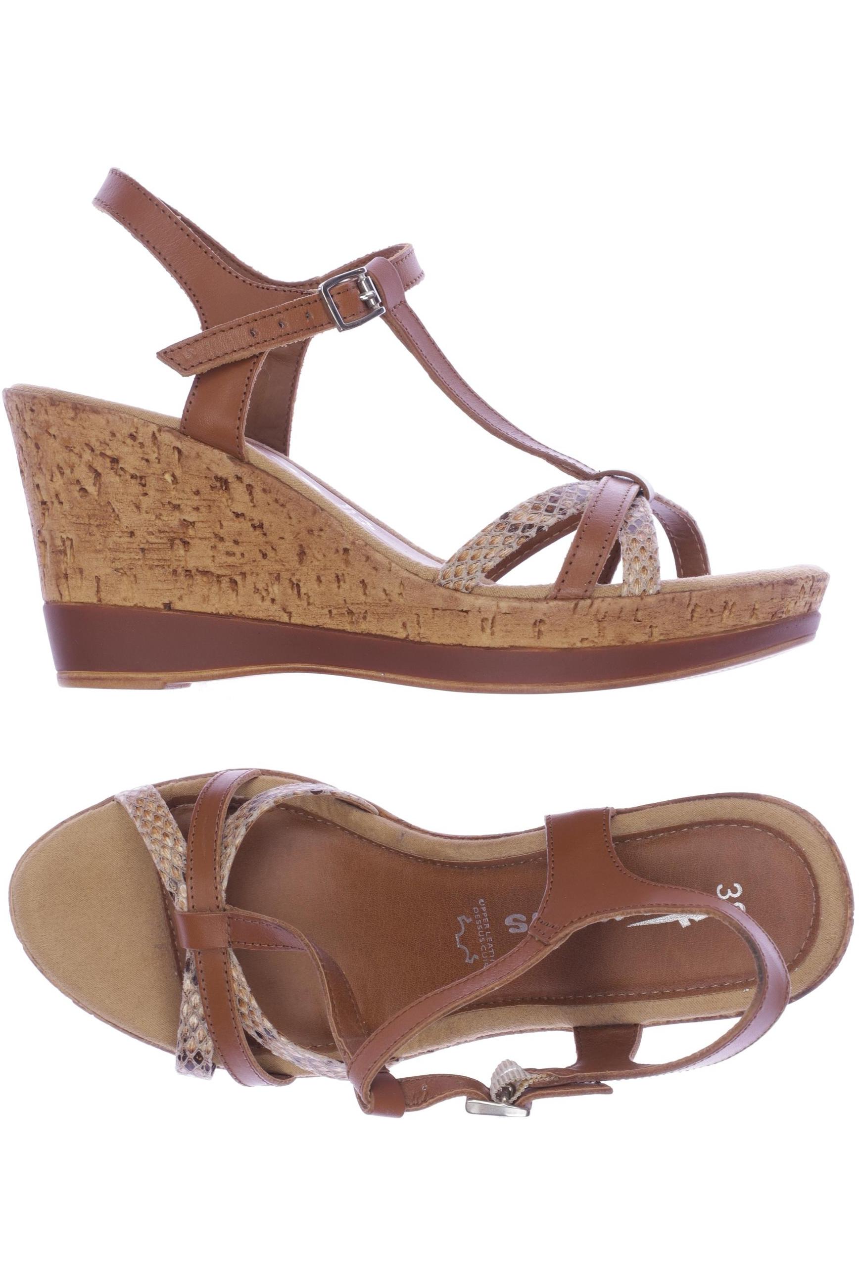 

Tamaris Damen Sandale, braun, Gr. 38