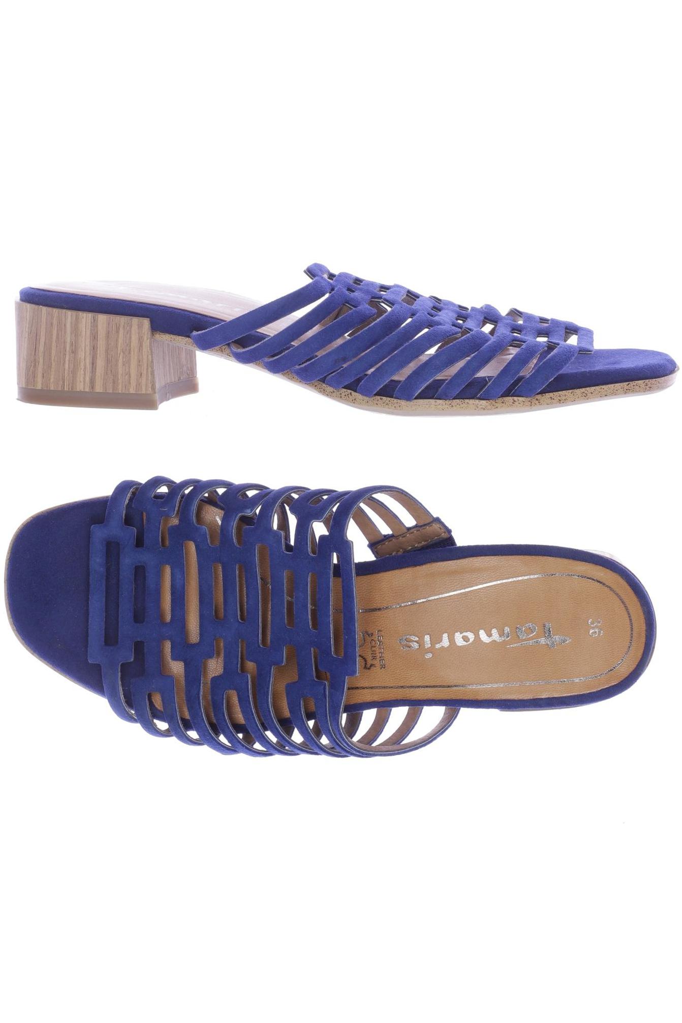 

Tamaris Damen Sandale, blau, Gr. 36