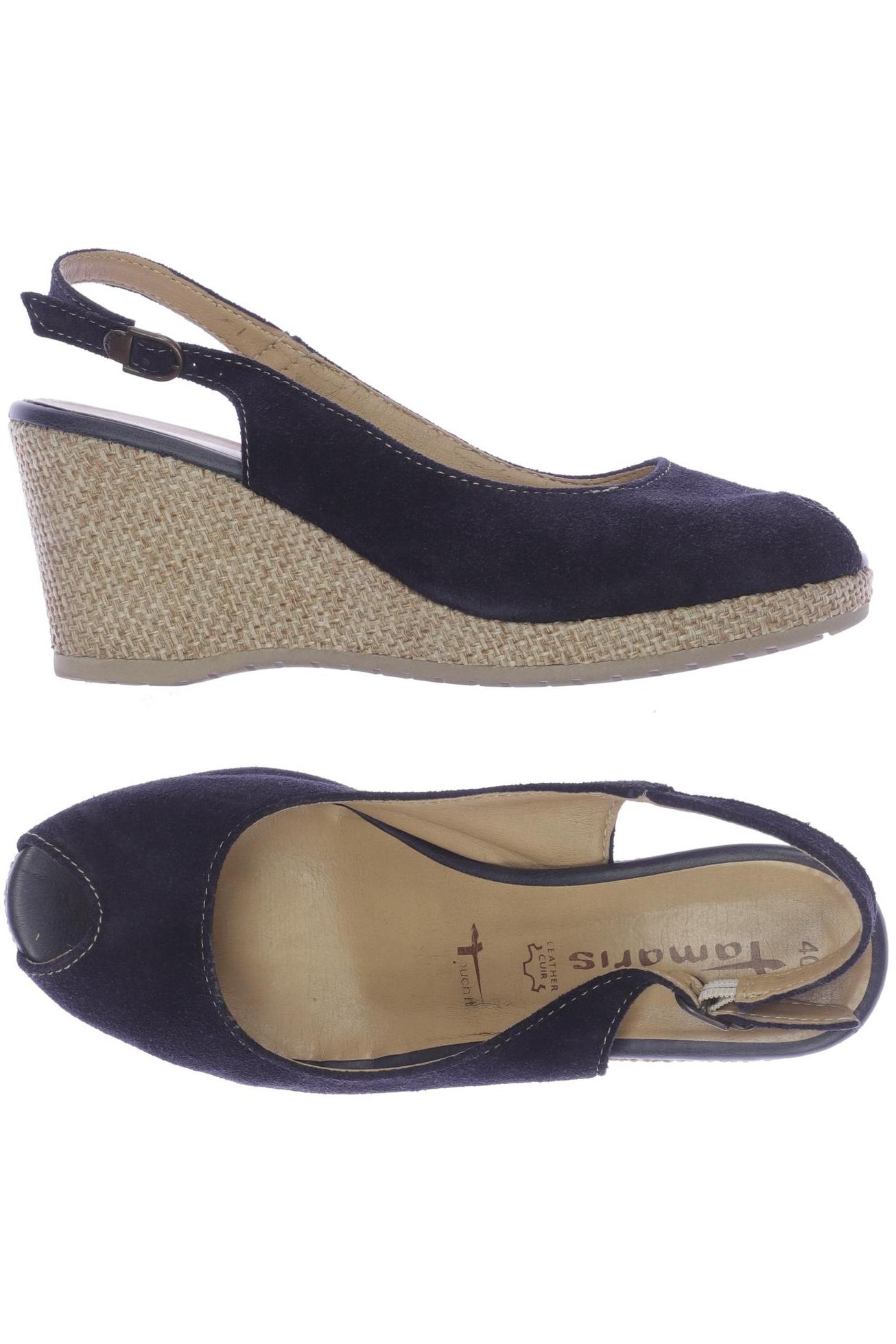

Tamaris Damen Sandale, marineblau, Gr. 40