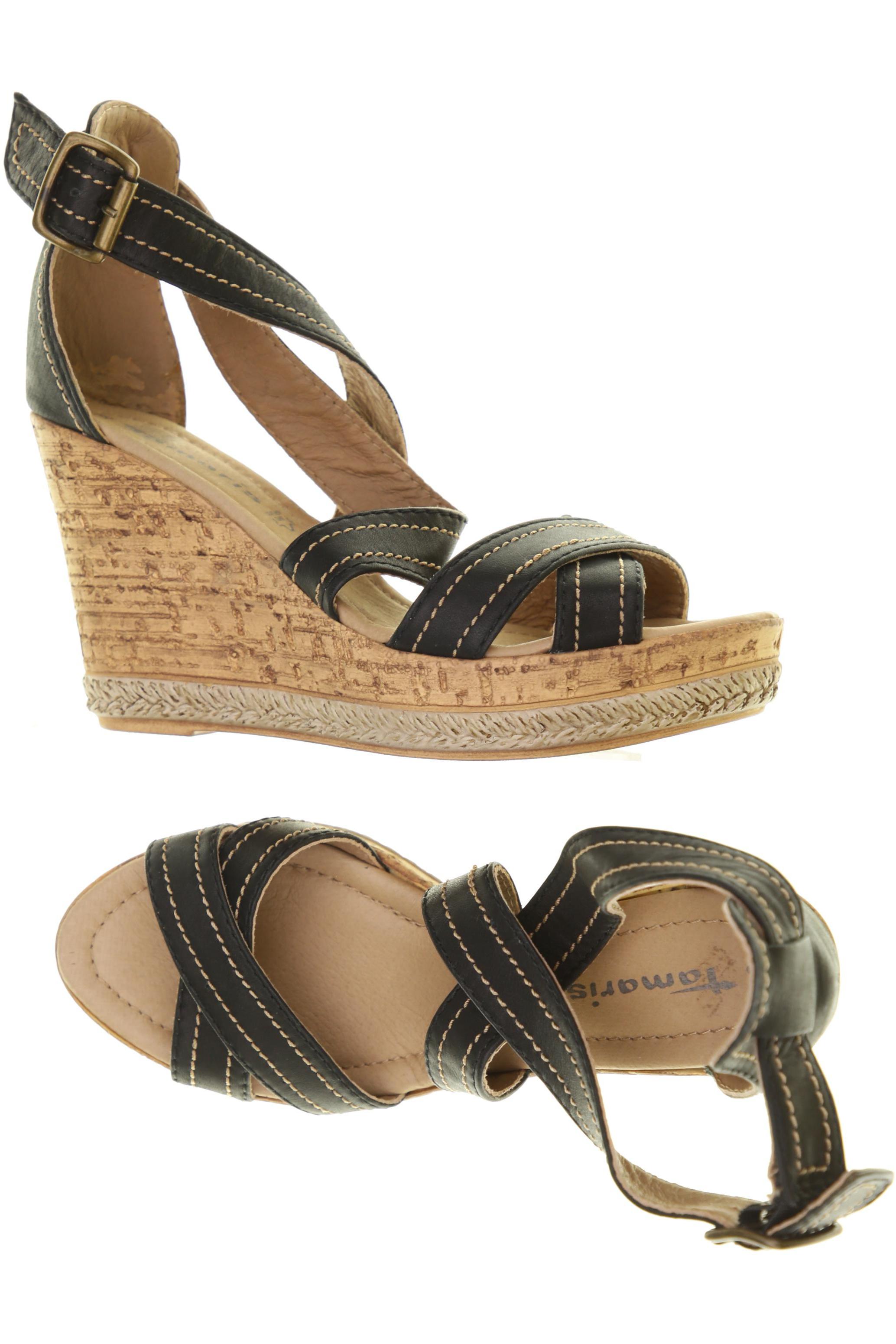 

Tamaris Damen Sandale, braun, Gr. 38