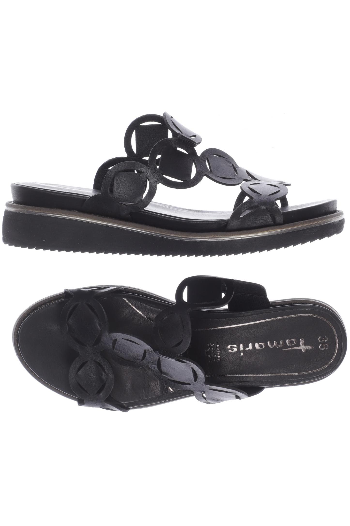 

Tamaris Damen Sandale, schwarz, Gr. 36