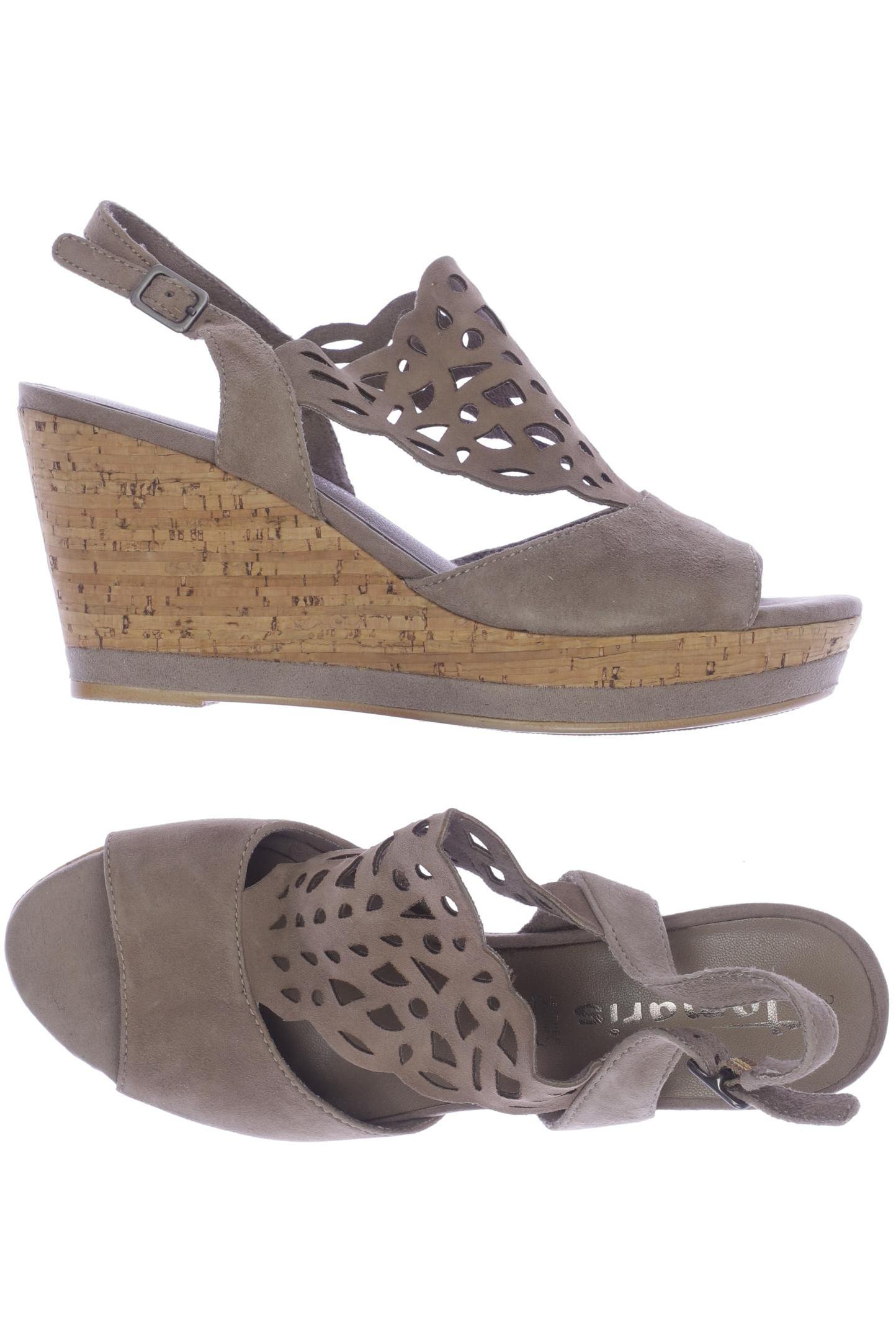 

Tamaris Damen Sandale, braun, Gr. 38