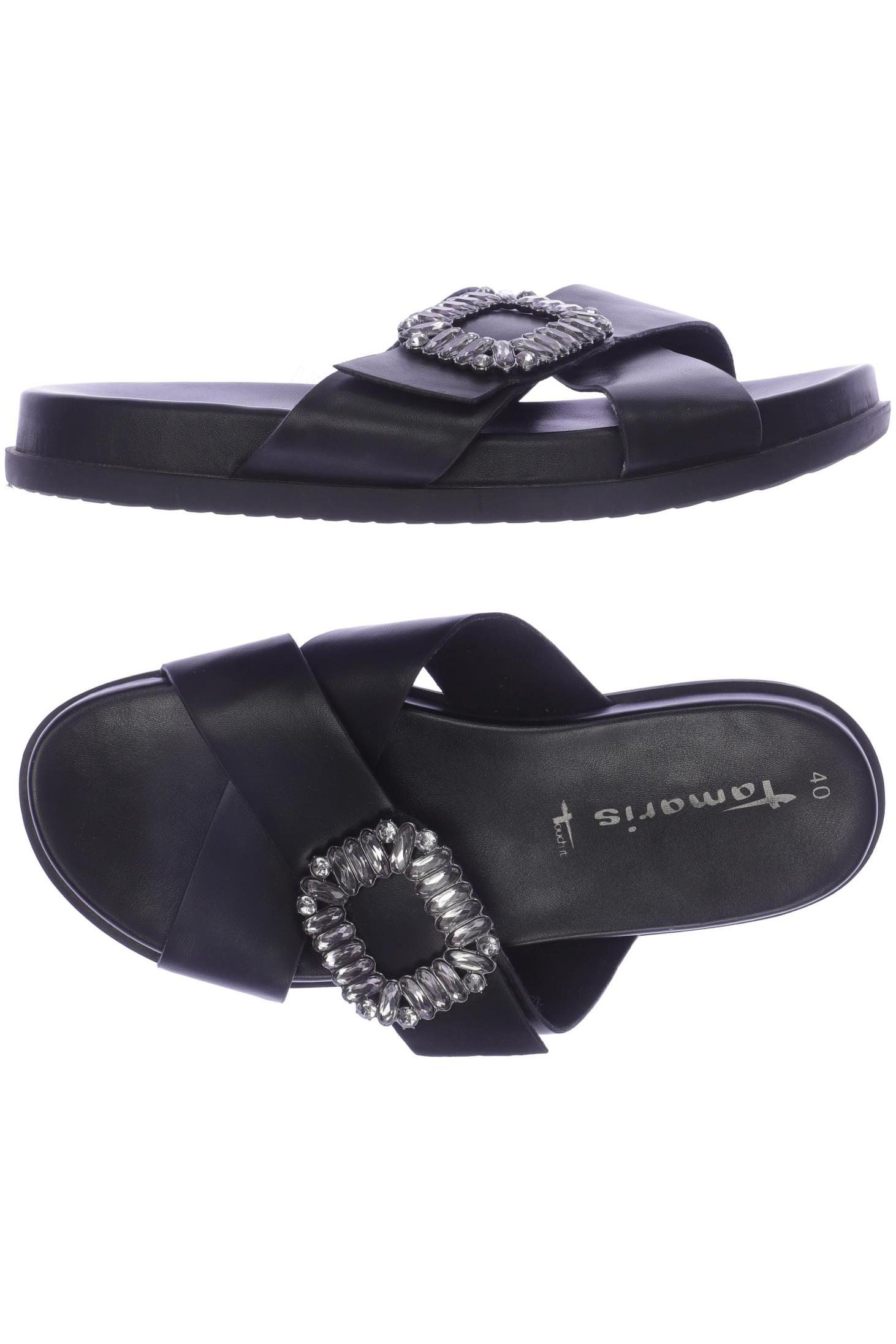 

Tamaris Damen Sandale, schwarz