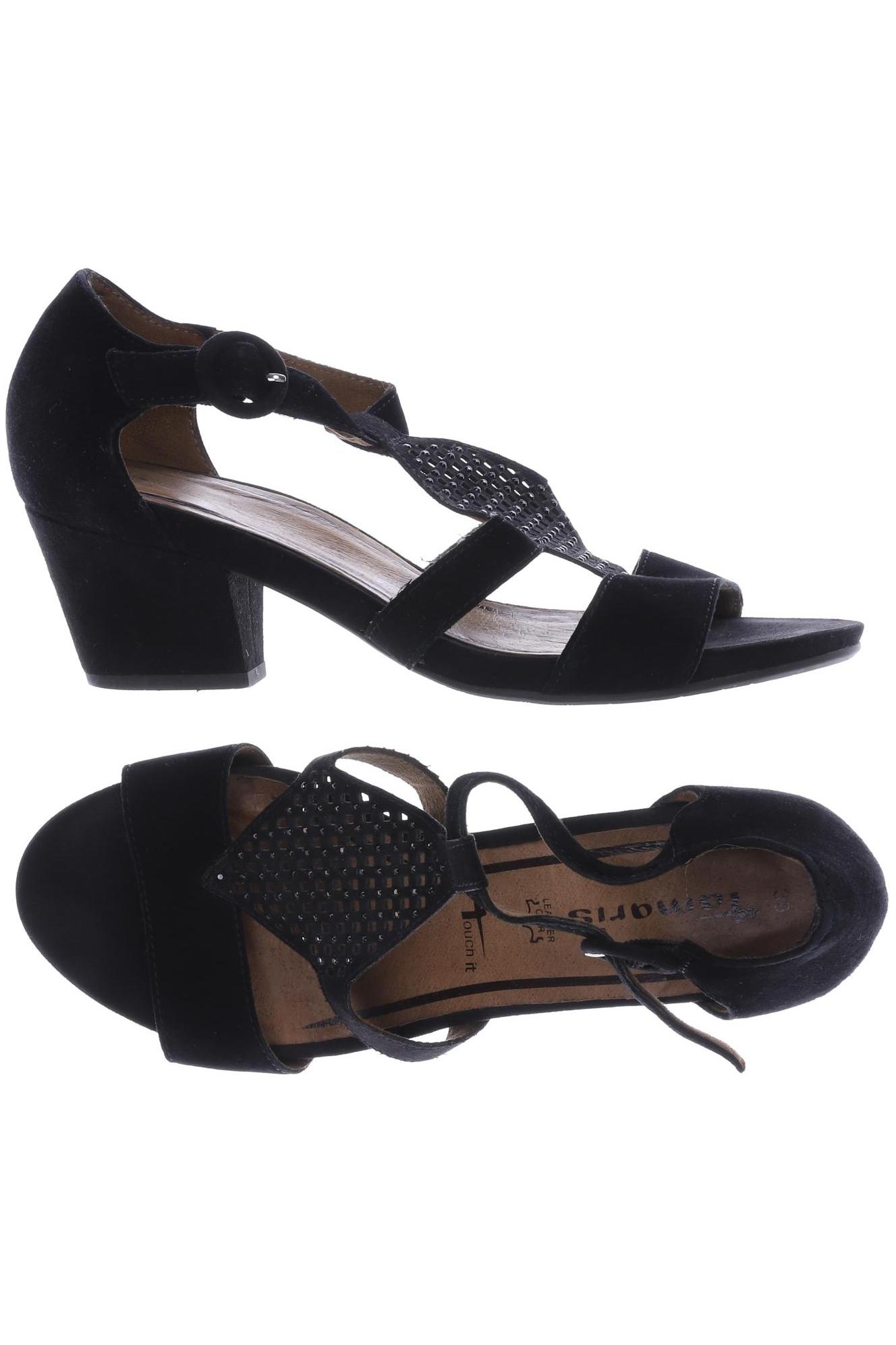 

Tamaris Damen Sandale, schwarz