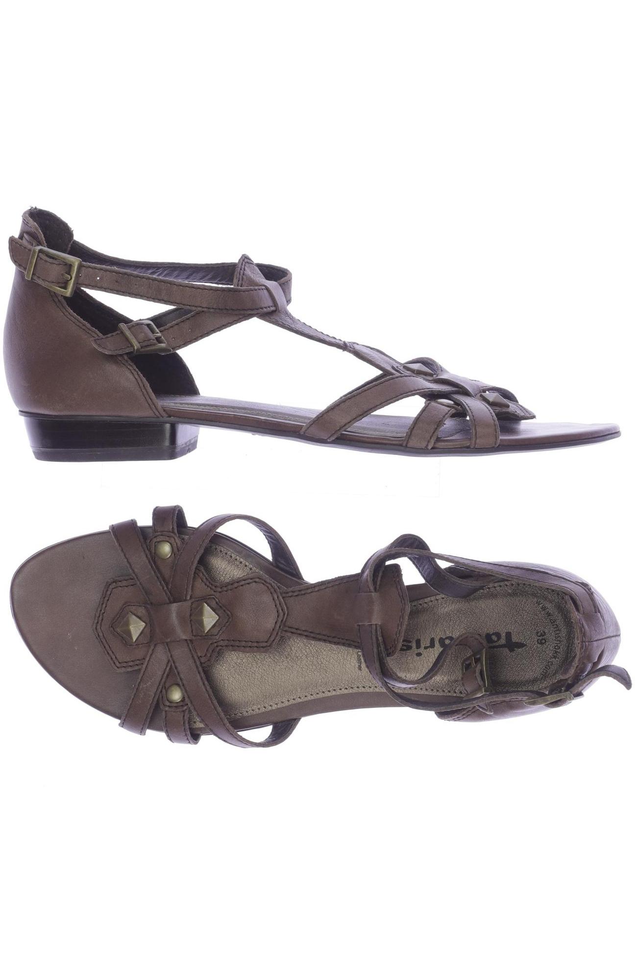 

Tamaris Damen Sandale, braun, Gr. 39