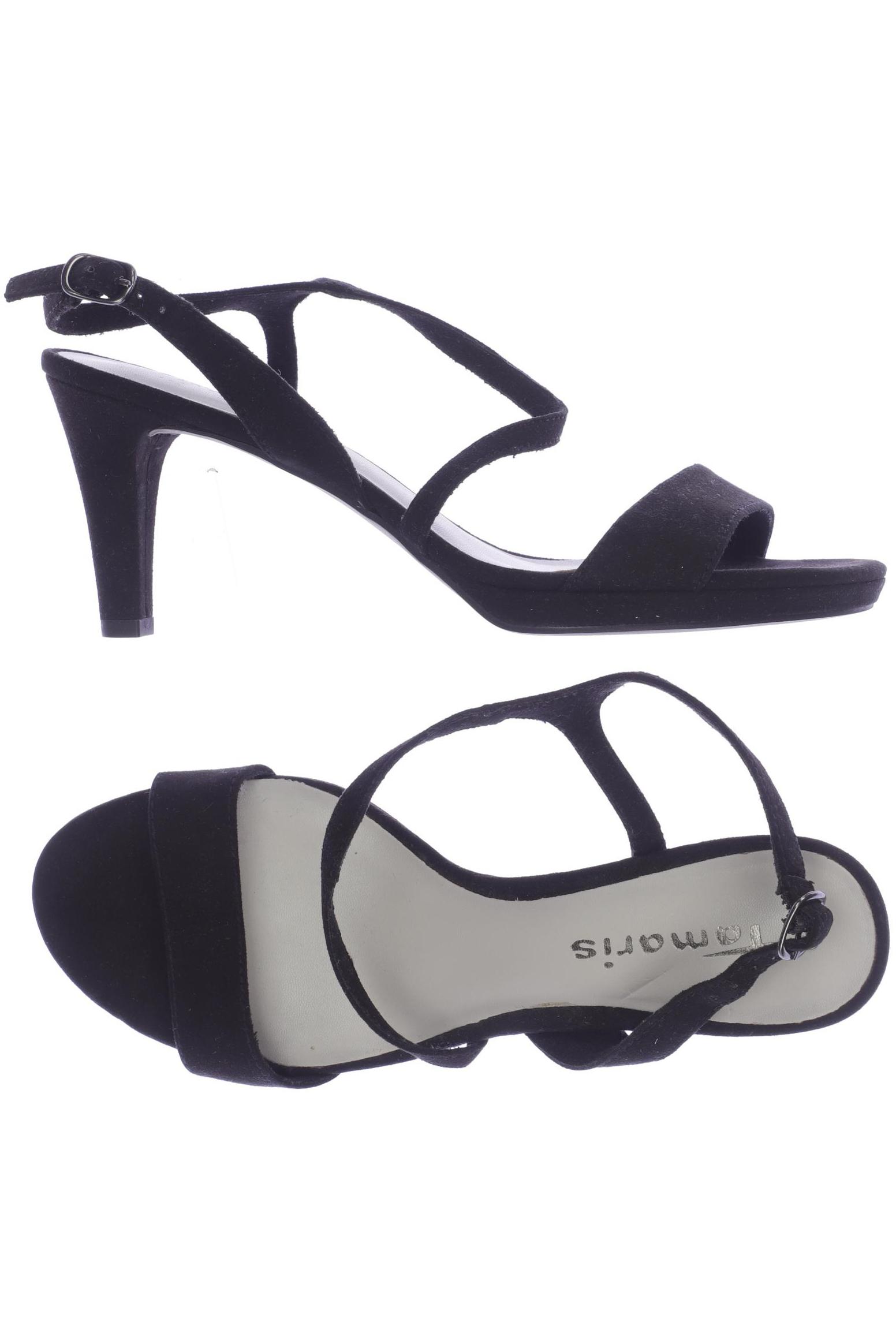 

Tamaris Damen Sandale, schwarz, Gr. 39