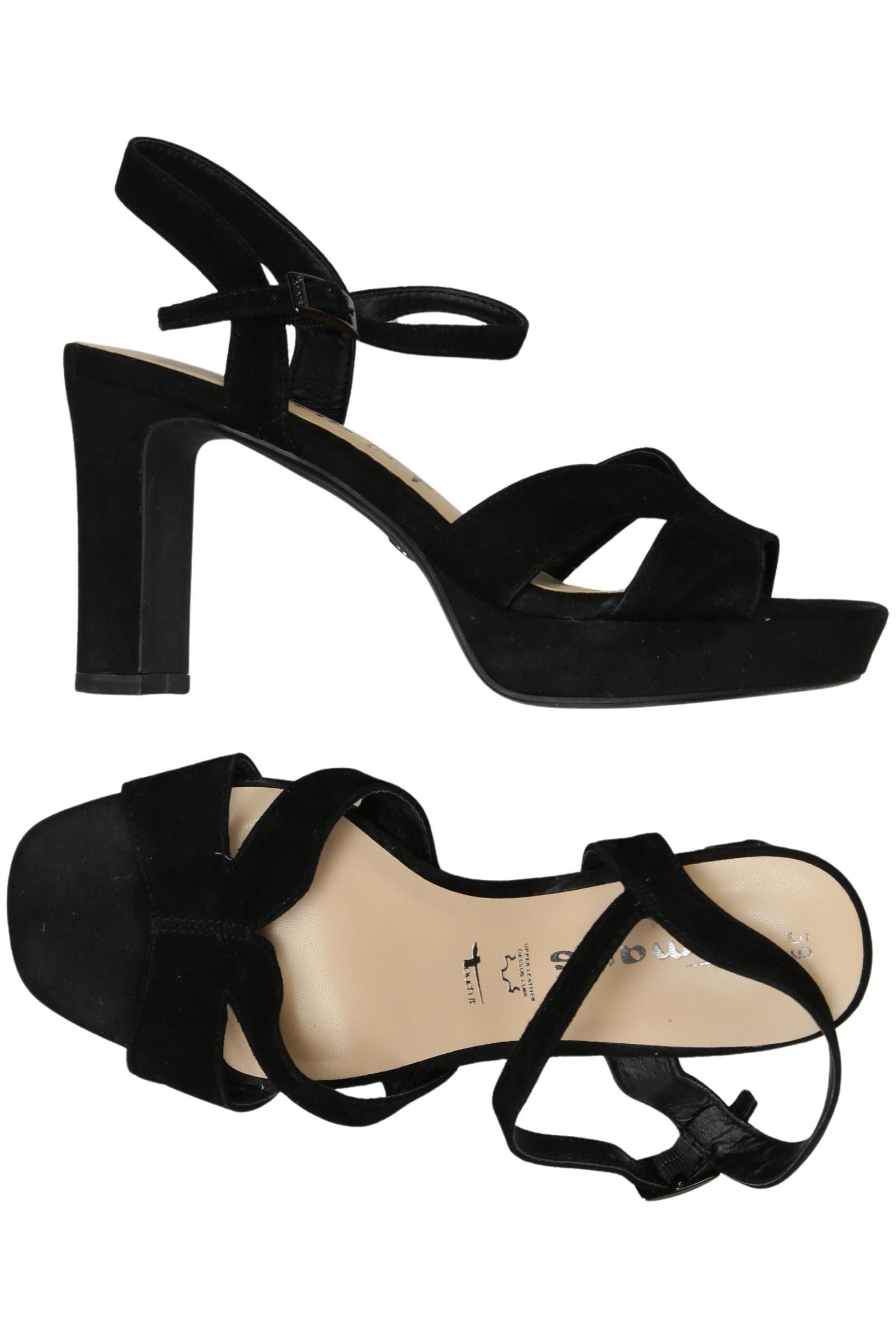 

Tamaris Damen Sandale, schwarz, Gr. 39
