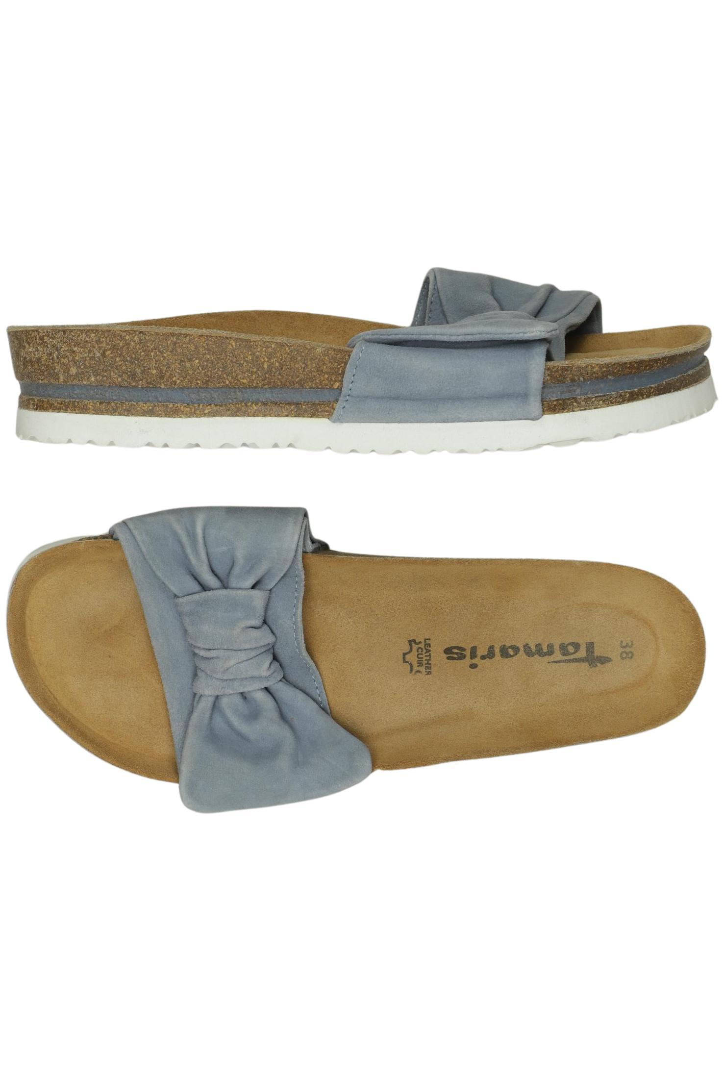 

Tamaris Damen Sandale, blau, Gr. 38