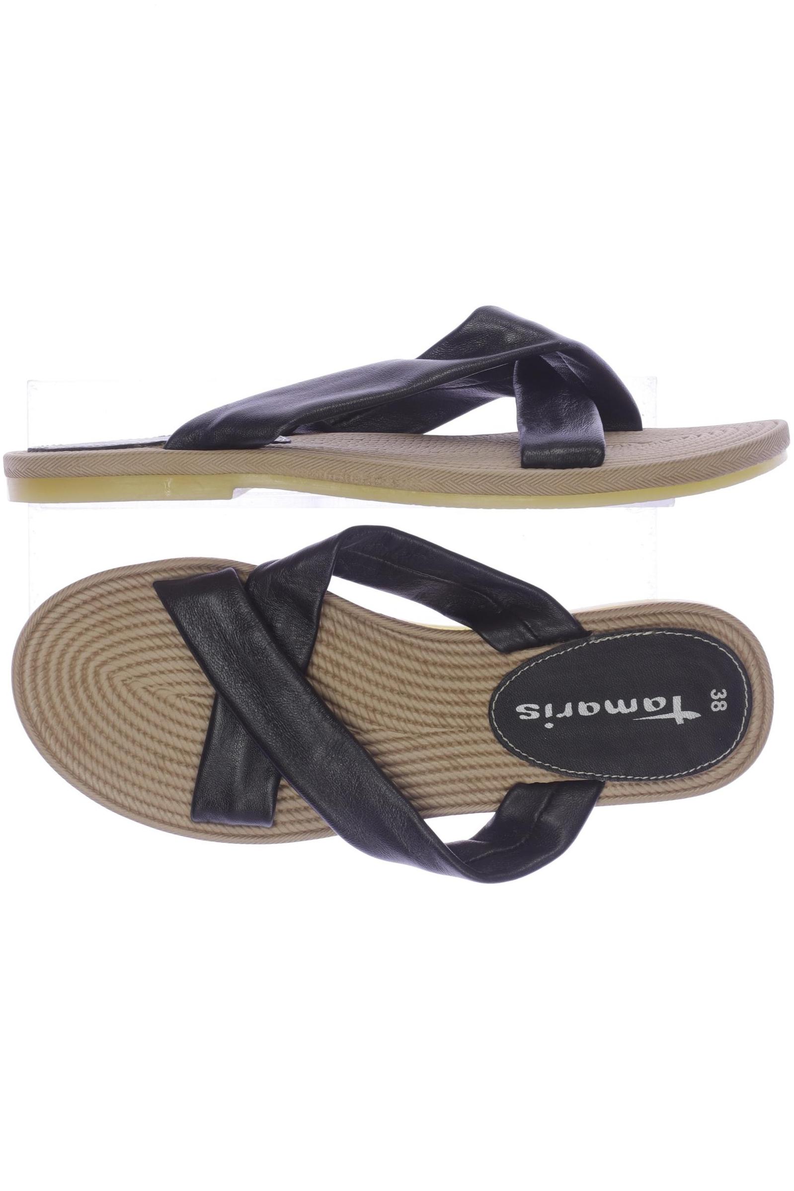 

Tamaris Damen Sandale, schwarz, Gr. 38