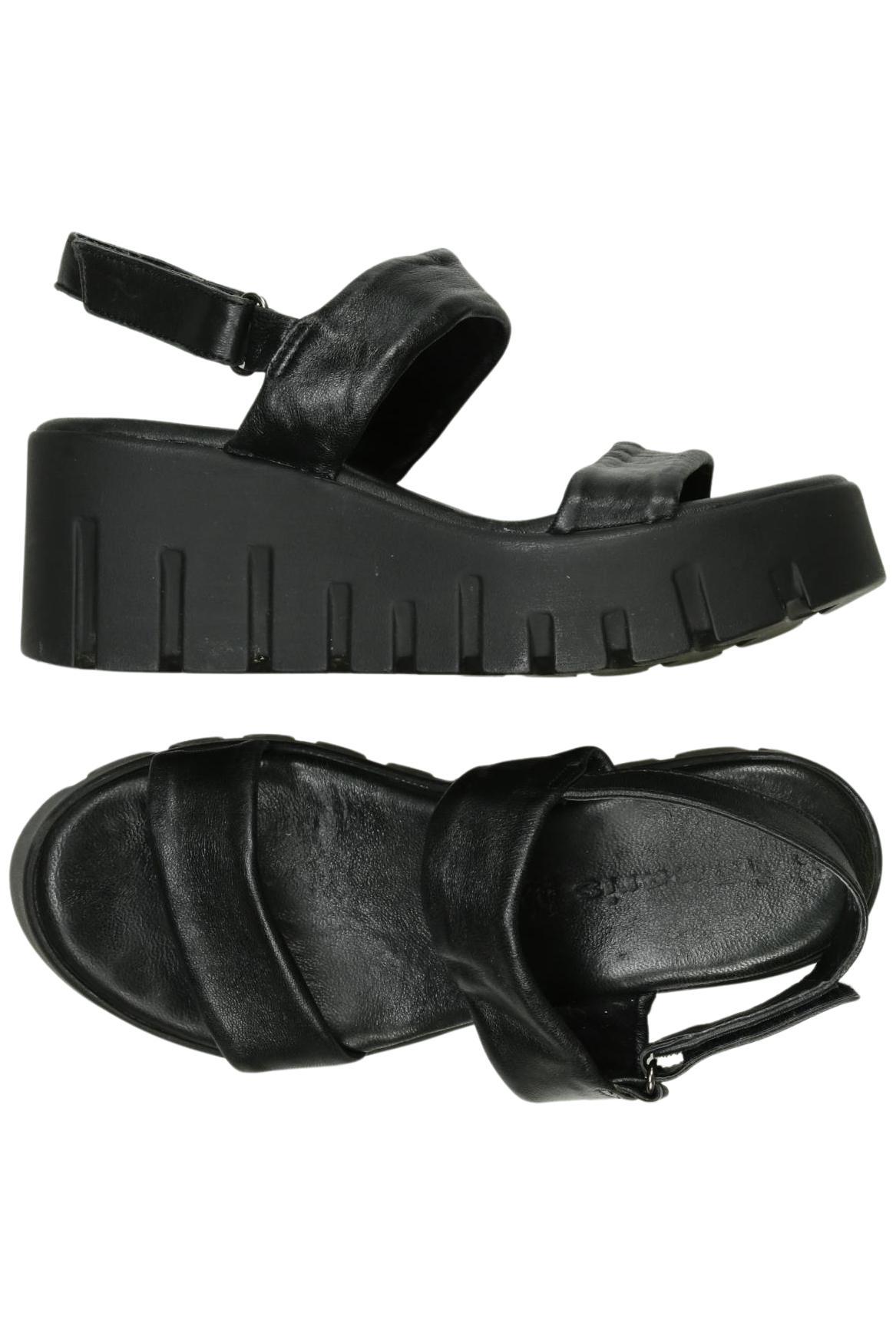 

Tamaris Damen Sandale, schwarz, Gr. 38