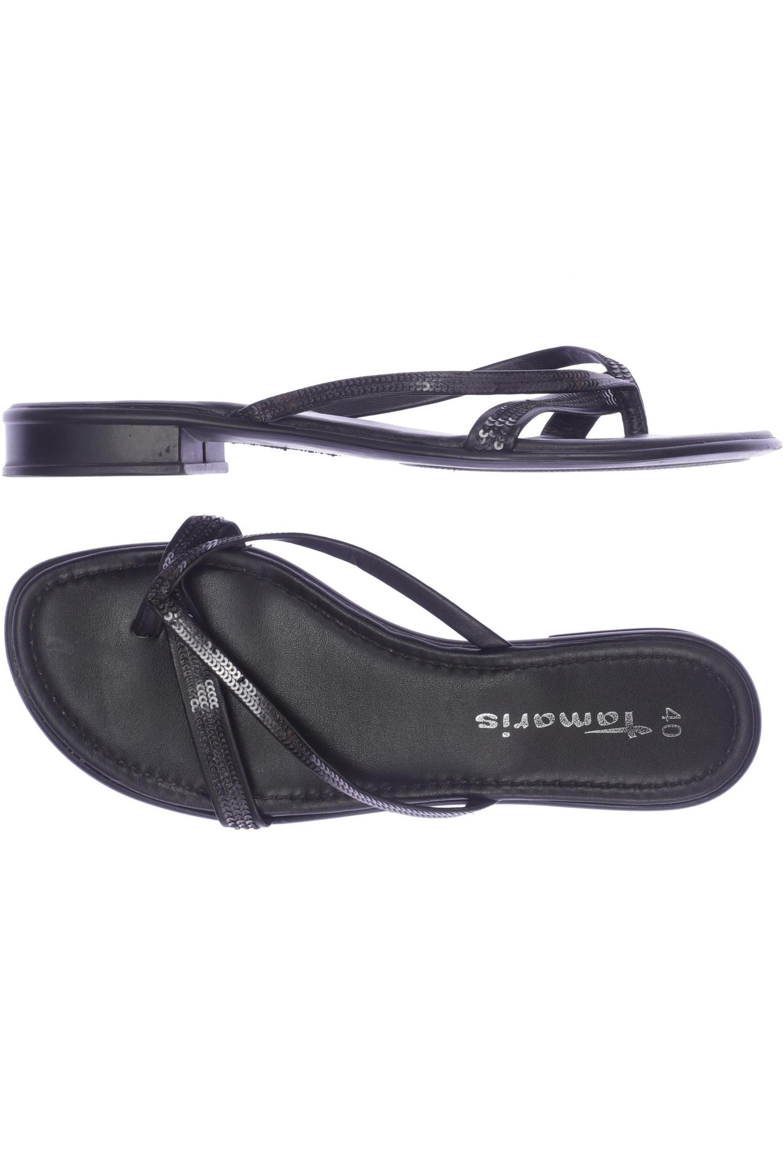 

Tamaris Damen Sandale, schwarz, Gr. 40